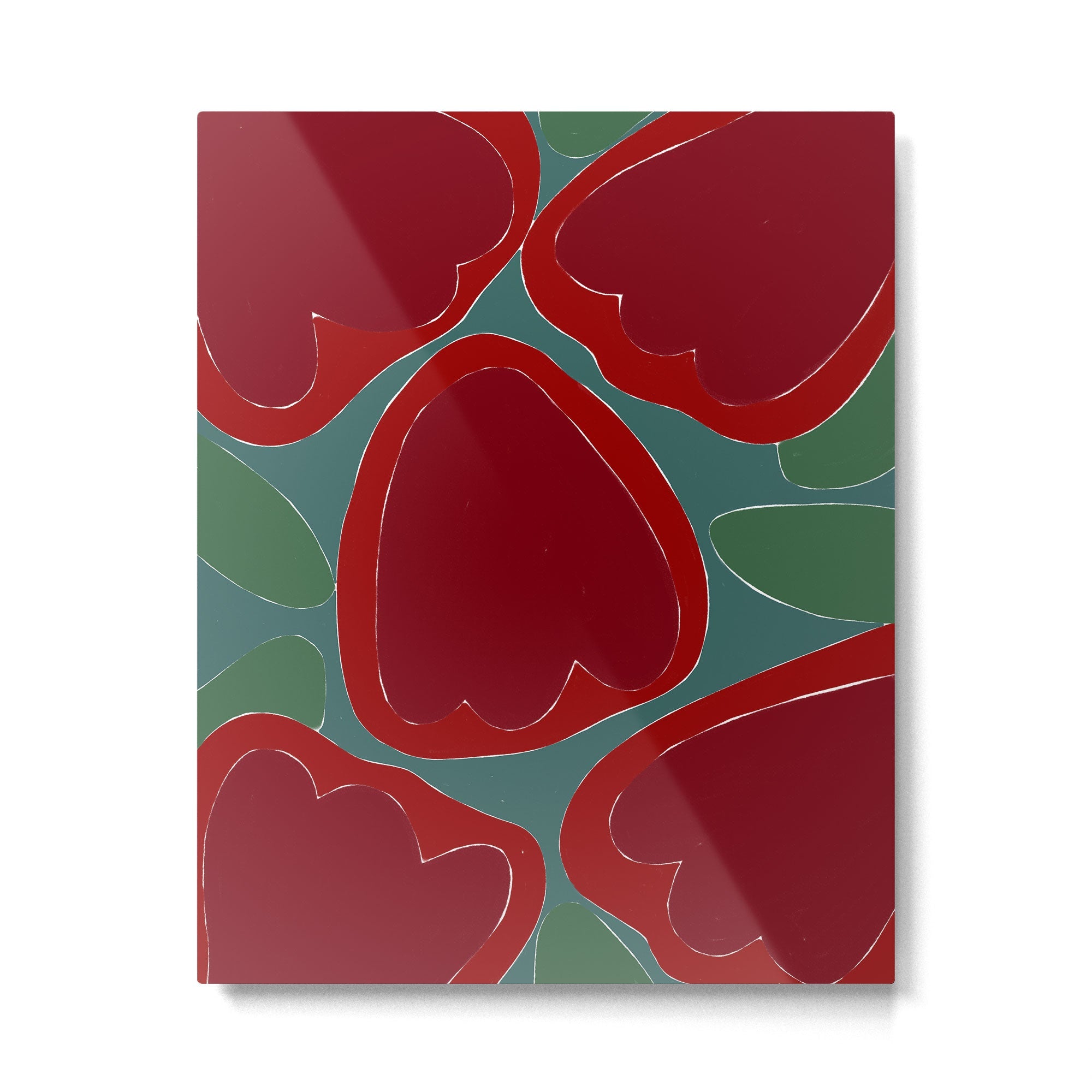 Bold Summer Pattern #2 Metal Print | TeksDecor