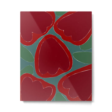 Bold Summer Pattern #2 Metal Print | TeksDecor