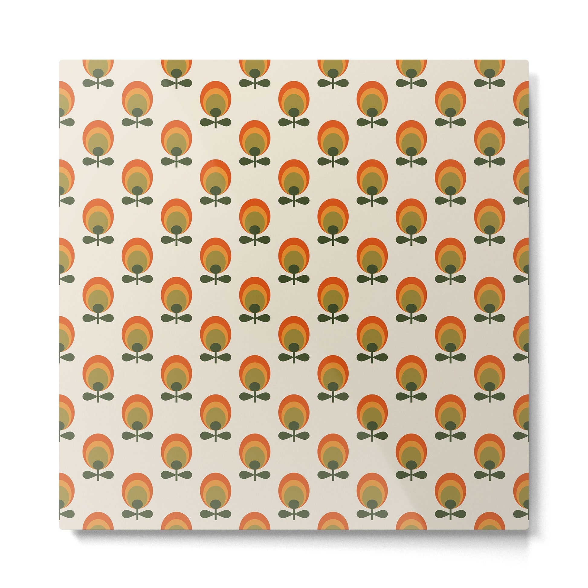 Bright Flowers Metal Print | TeksDecor