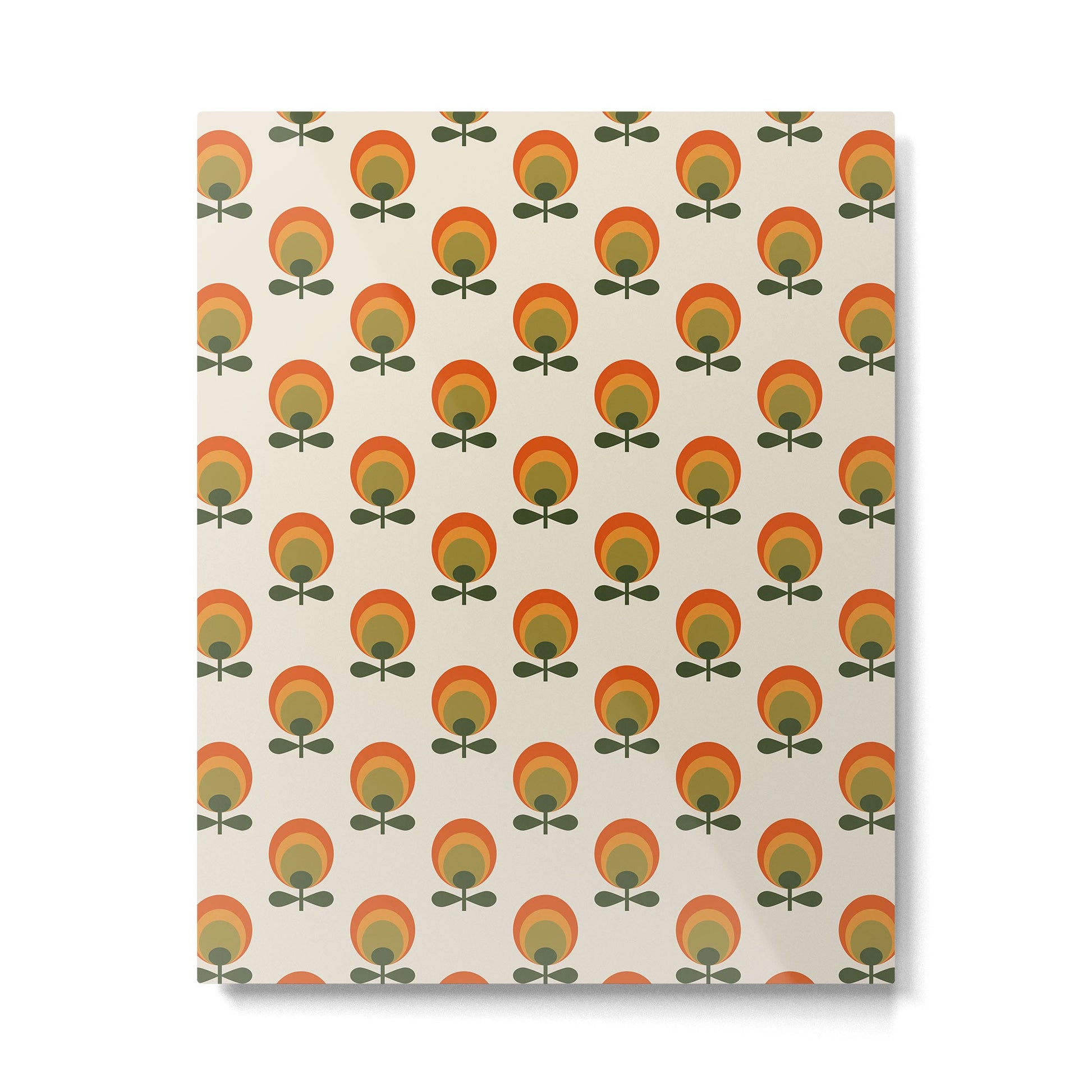 Bright Flowers Metal Print | TeksDecor