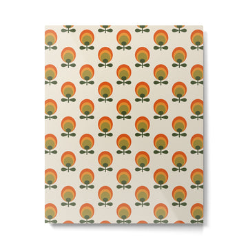 Bright Flowers Metal Print | TeksDecor