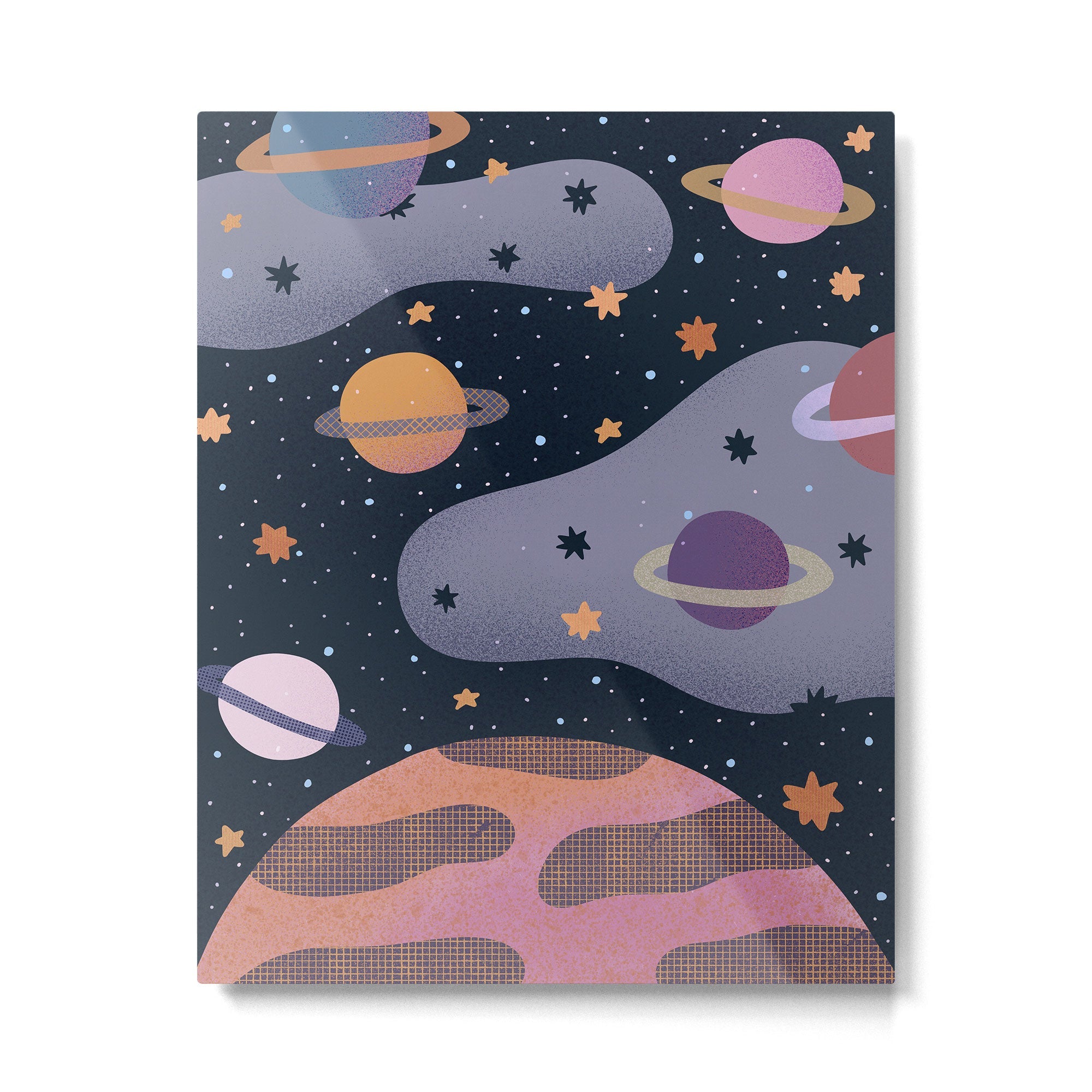 Cosmos #3 Metal Print | TeksDecor