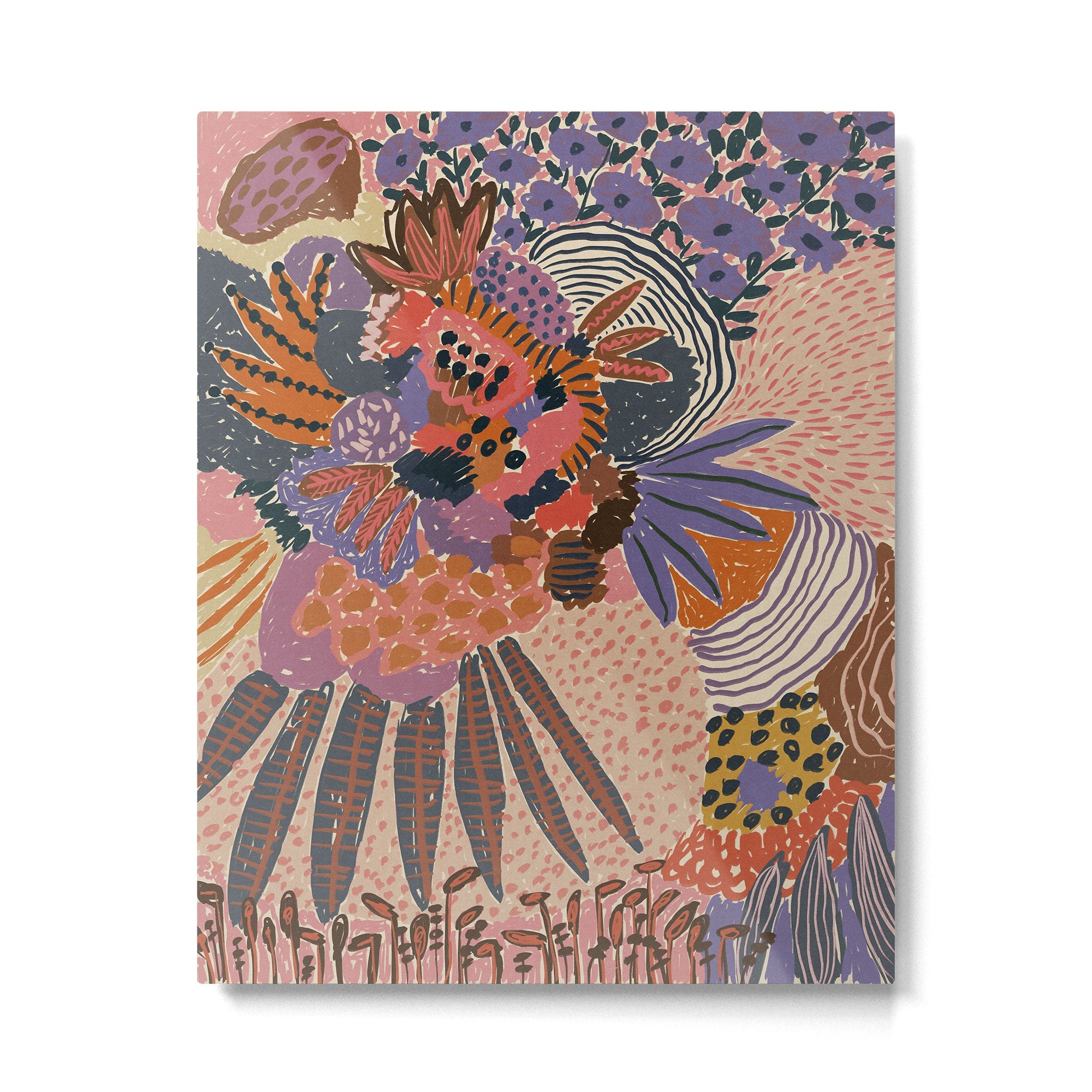 In Bloom #1 Metal Print | TeksDecor