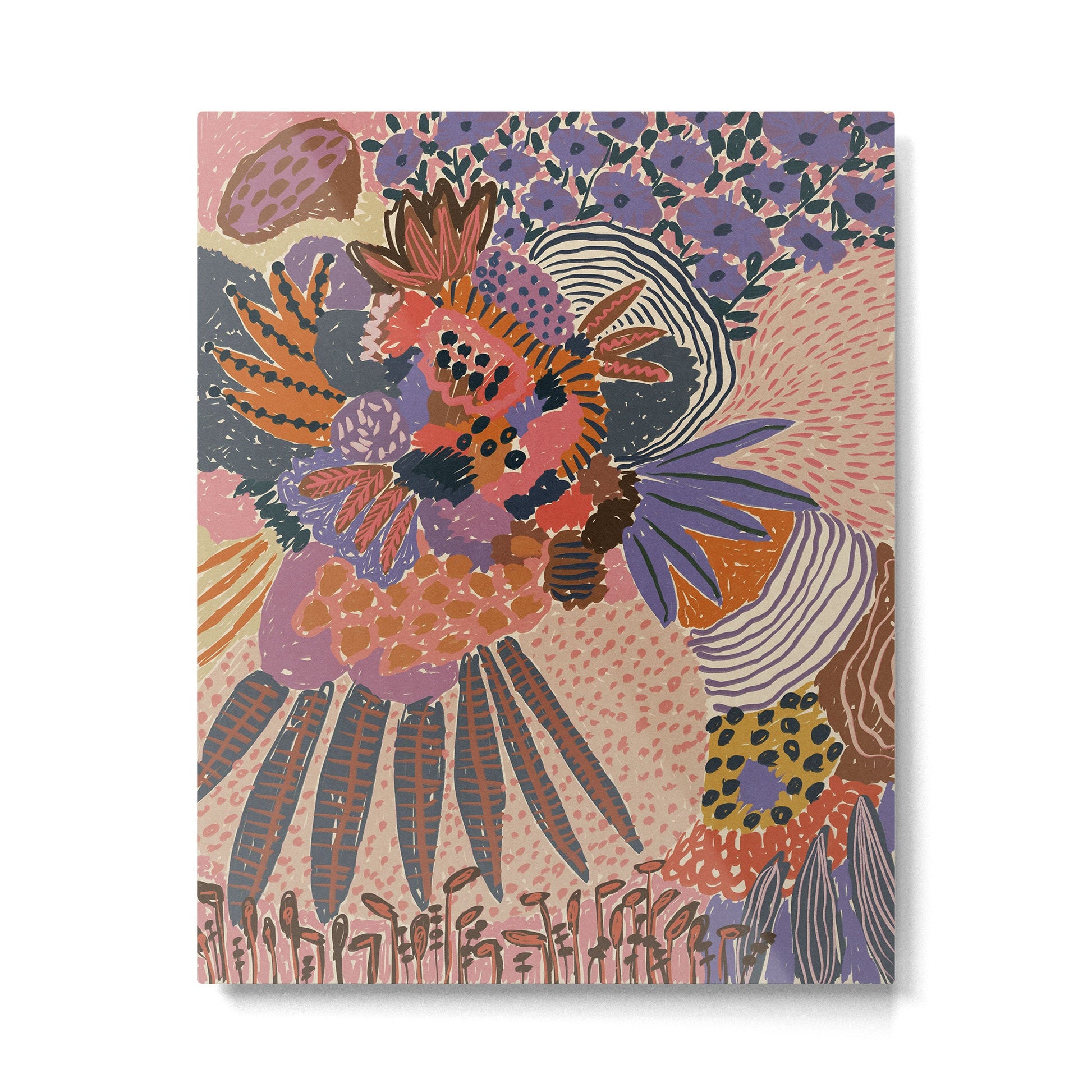 In Bloom #1 Metal Print | TeksDecor