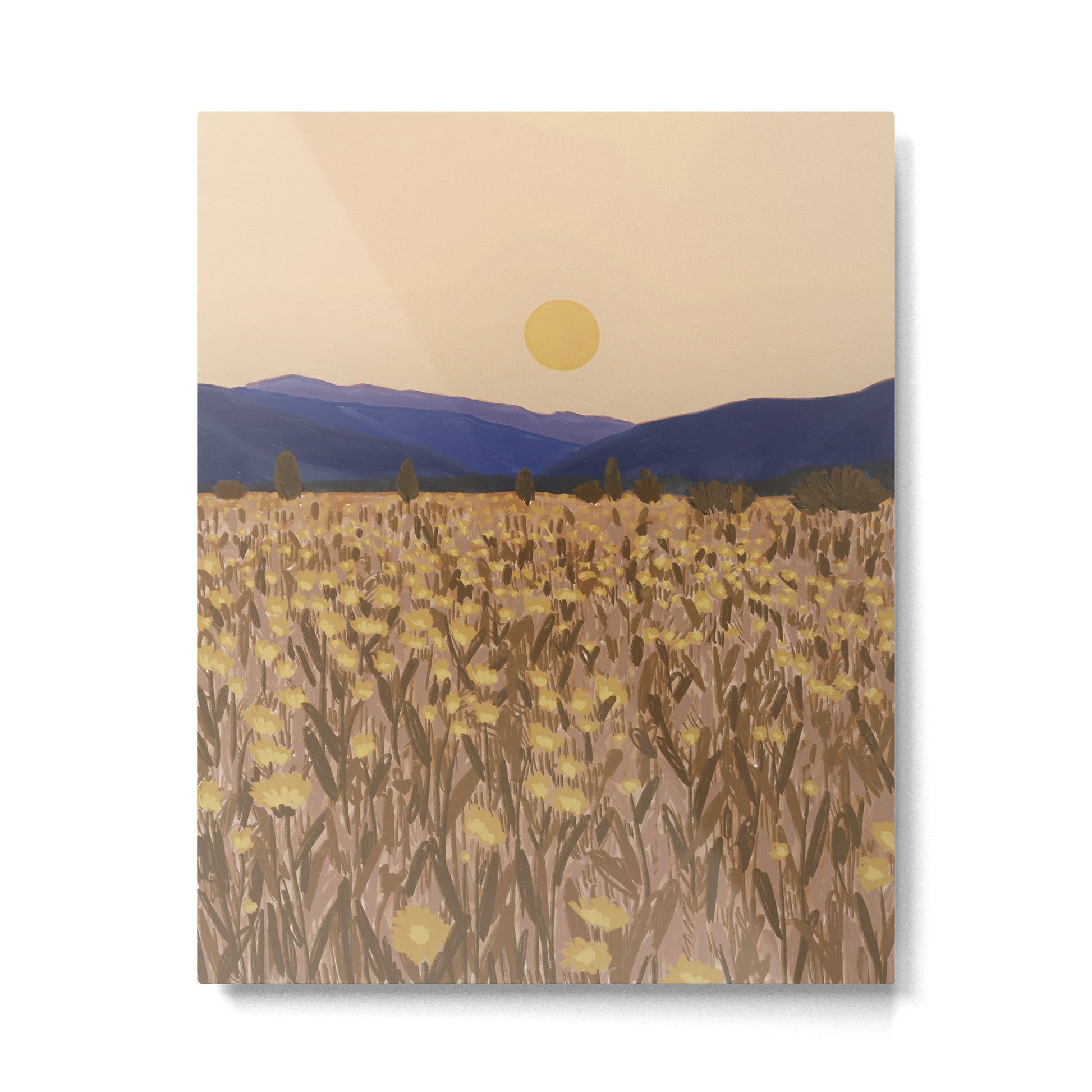 Indian Summer Metal Print | TeksDecor