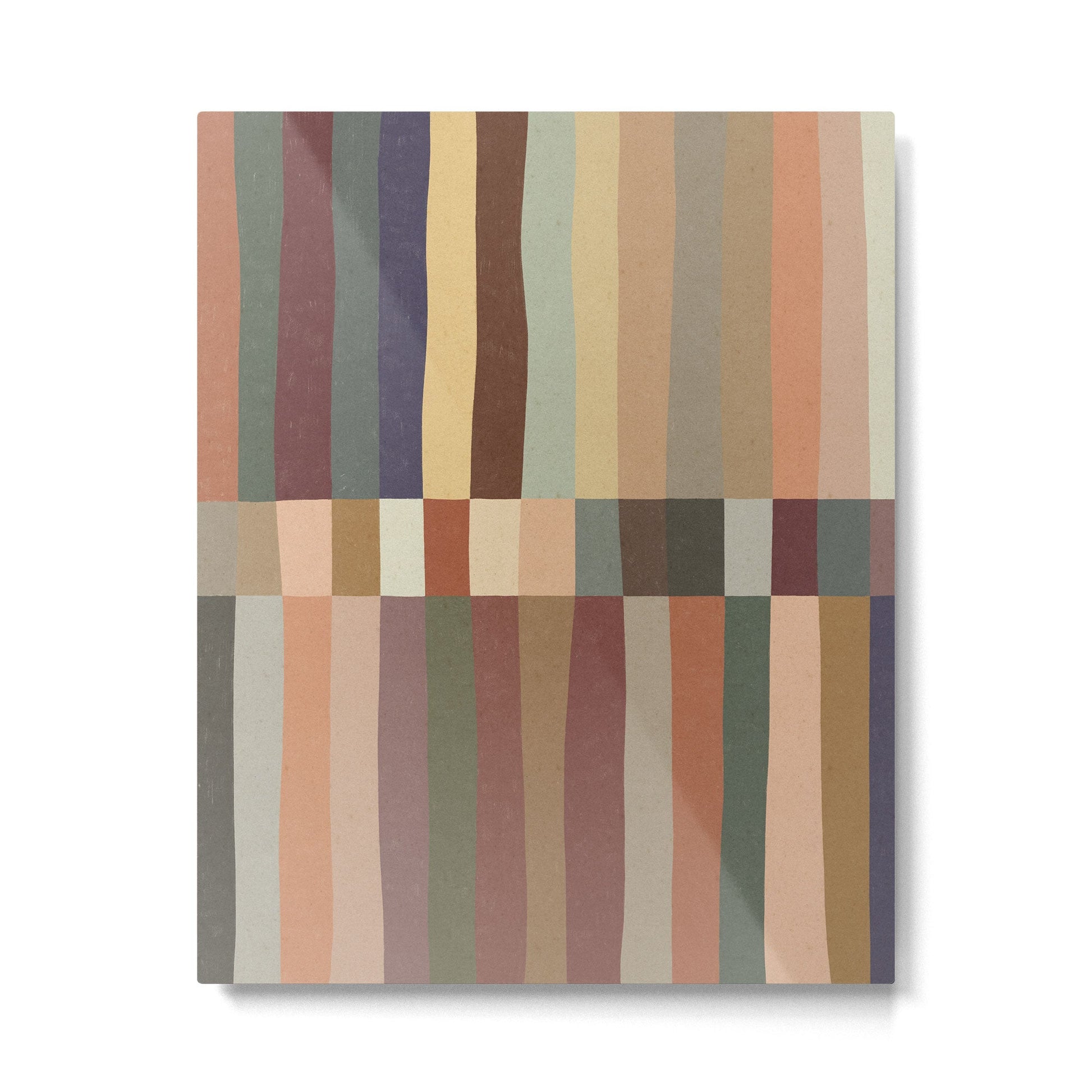 Mix of Stripes #5 Metal Print | TeksDecor