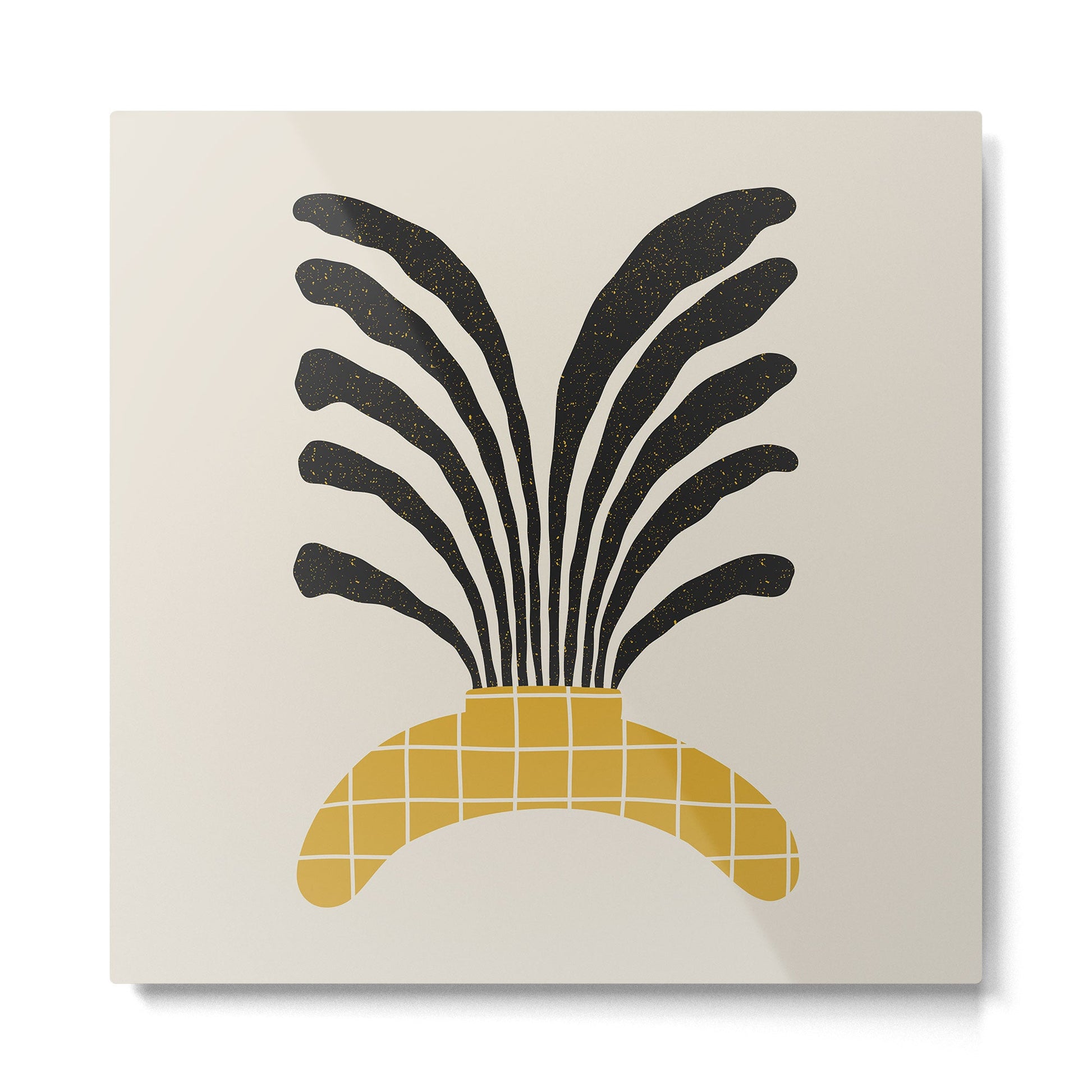 Modern Vase #4 Metal Print | TeksDecor