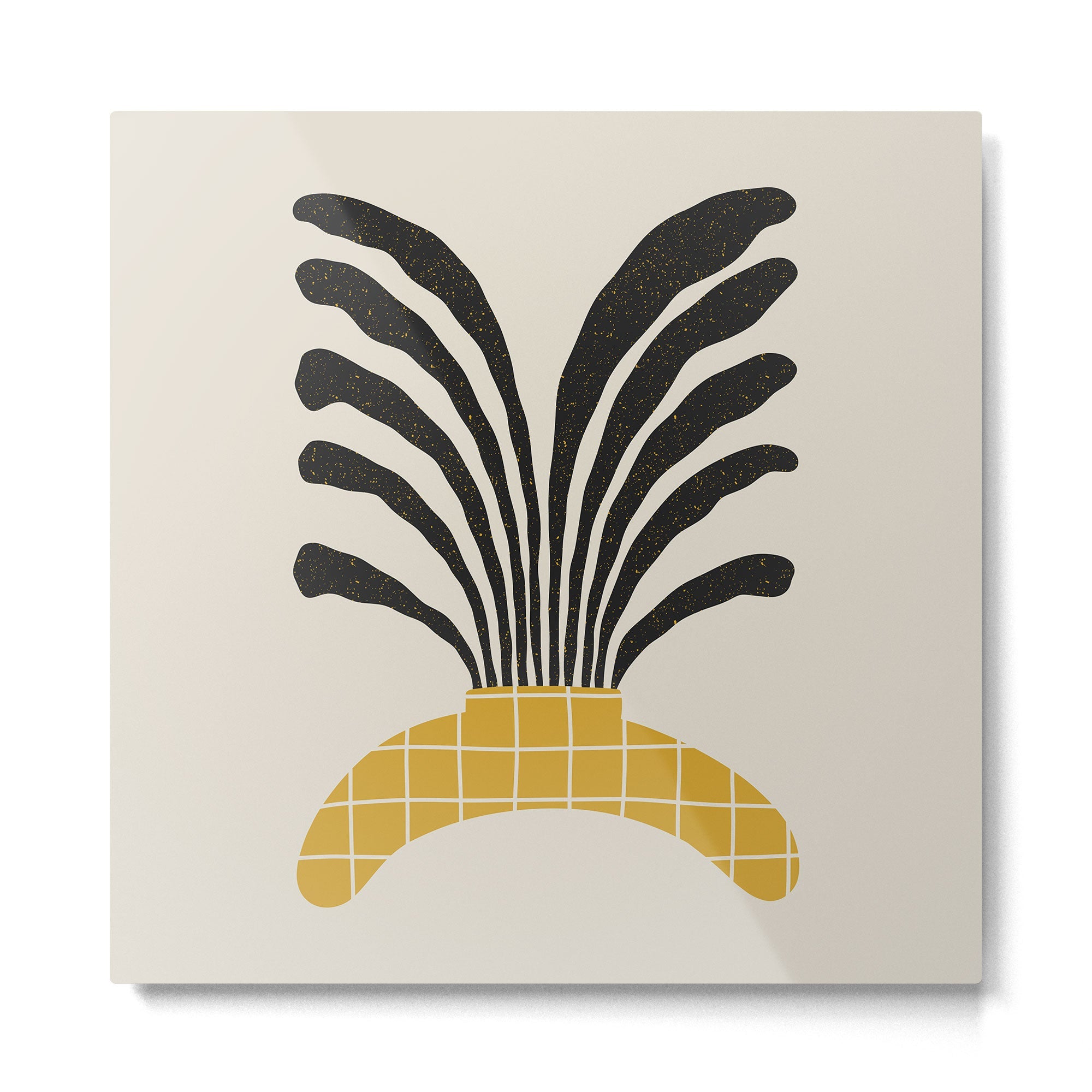 Modern Vase #4 Metal Print | TeksDecor