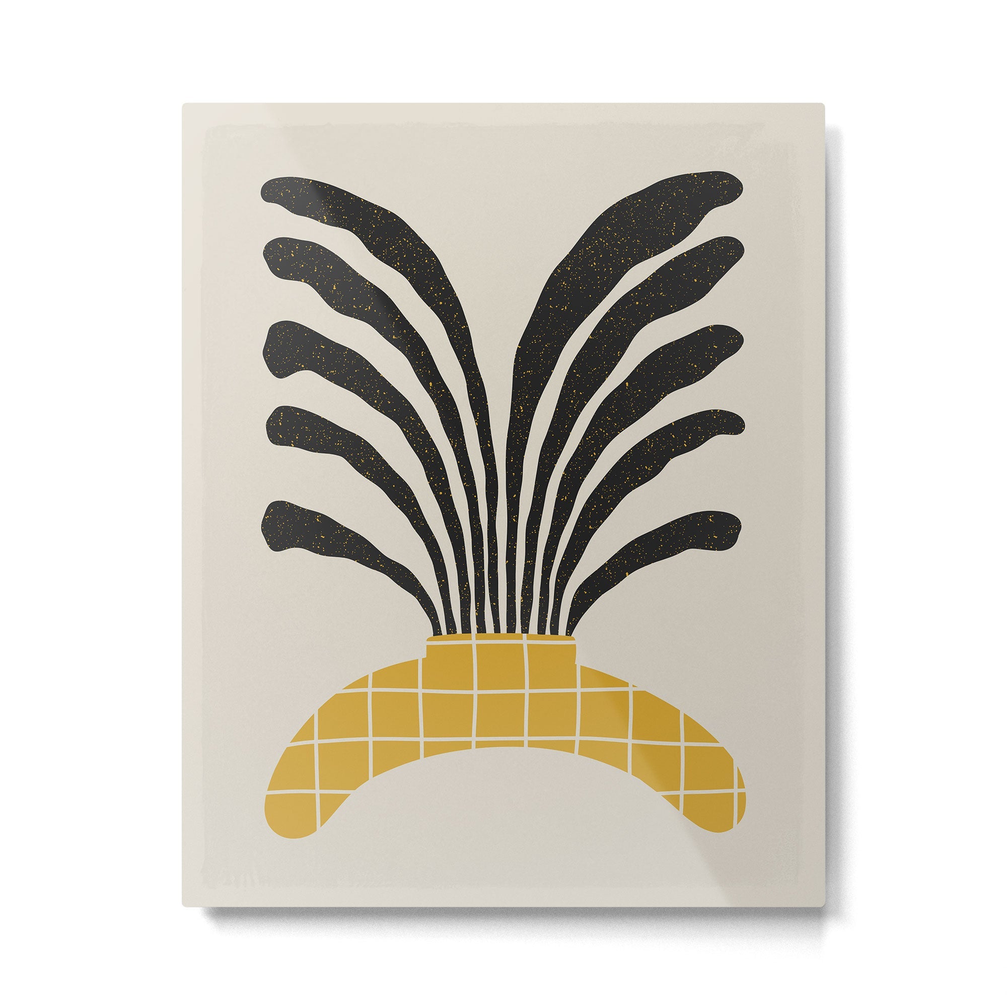 Modern Vase #4 Metal Print | TeksDecor