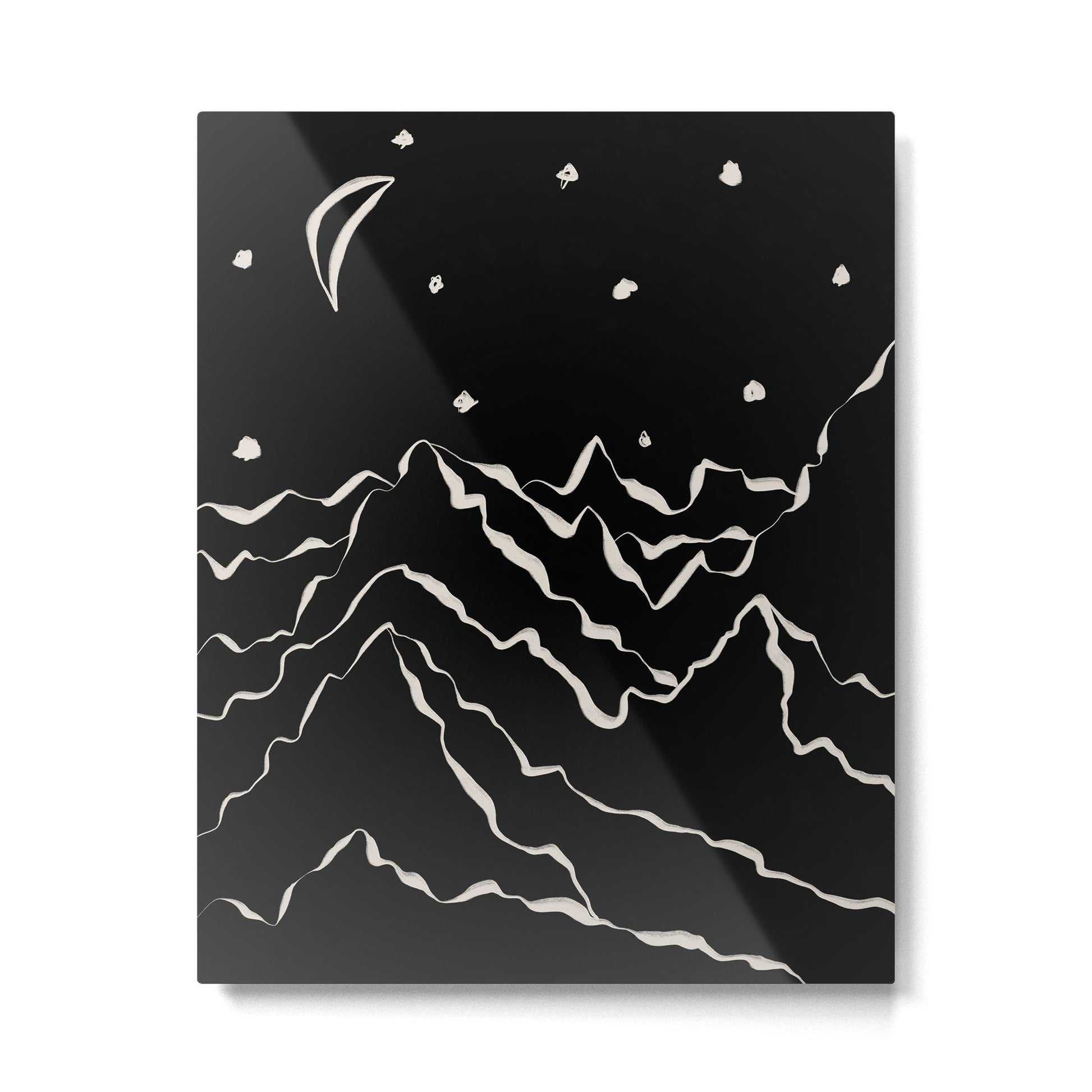 Mountain know the secret II Metal Print | TeksDecor