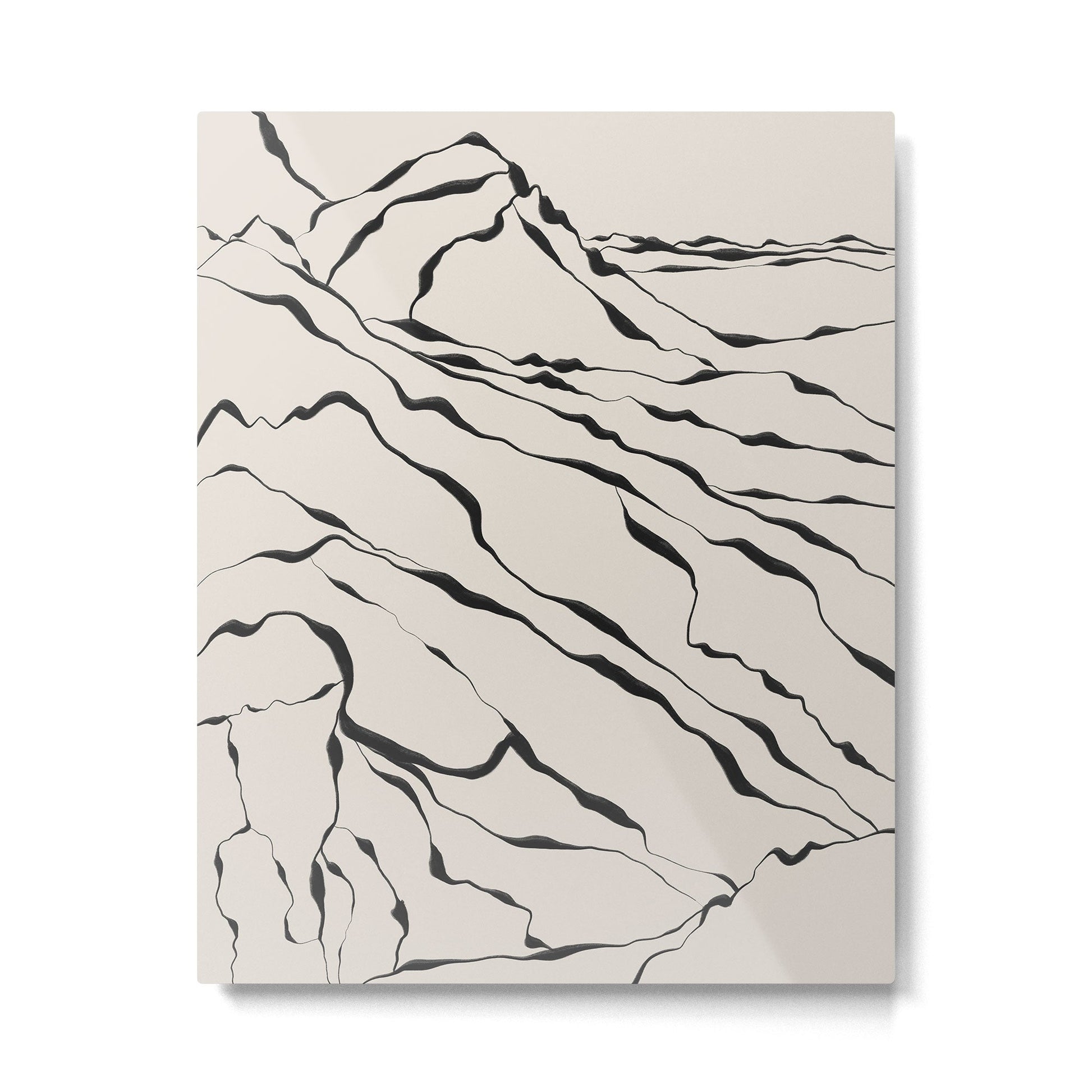 Mountain know the secret III Metal Print | TeksDecor