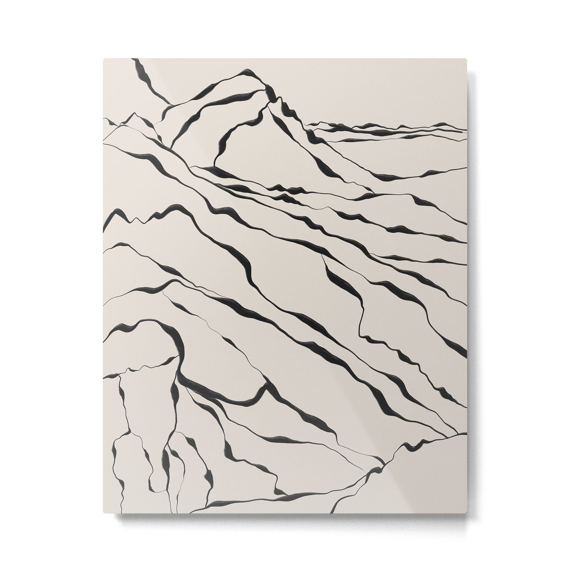 Mountain know the secret III Metal Print | TeksDecor