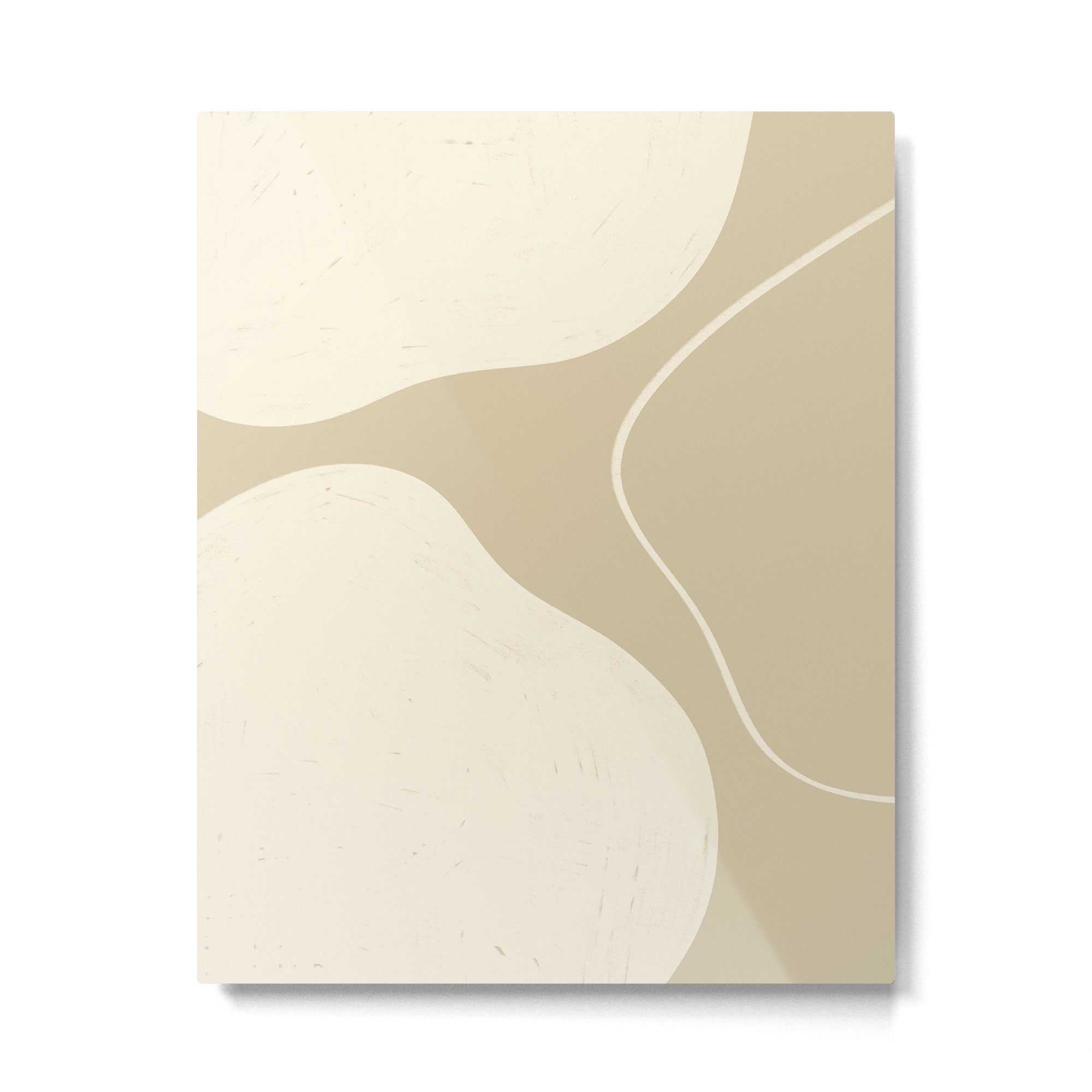 Neutral Shapes #1 Metal Print | TeksDecor