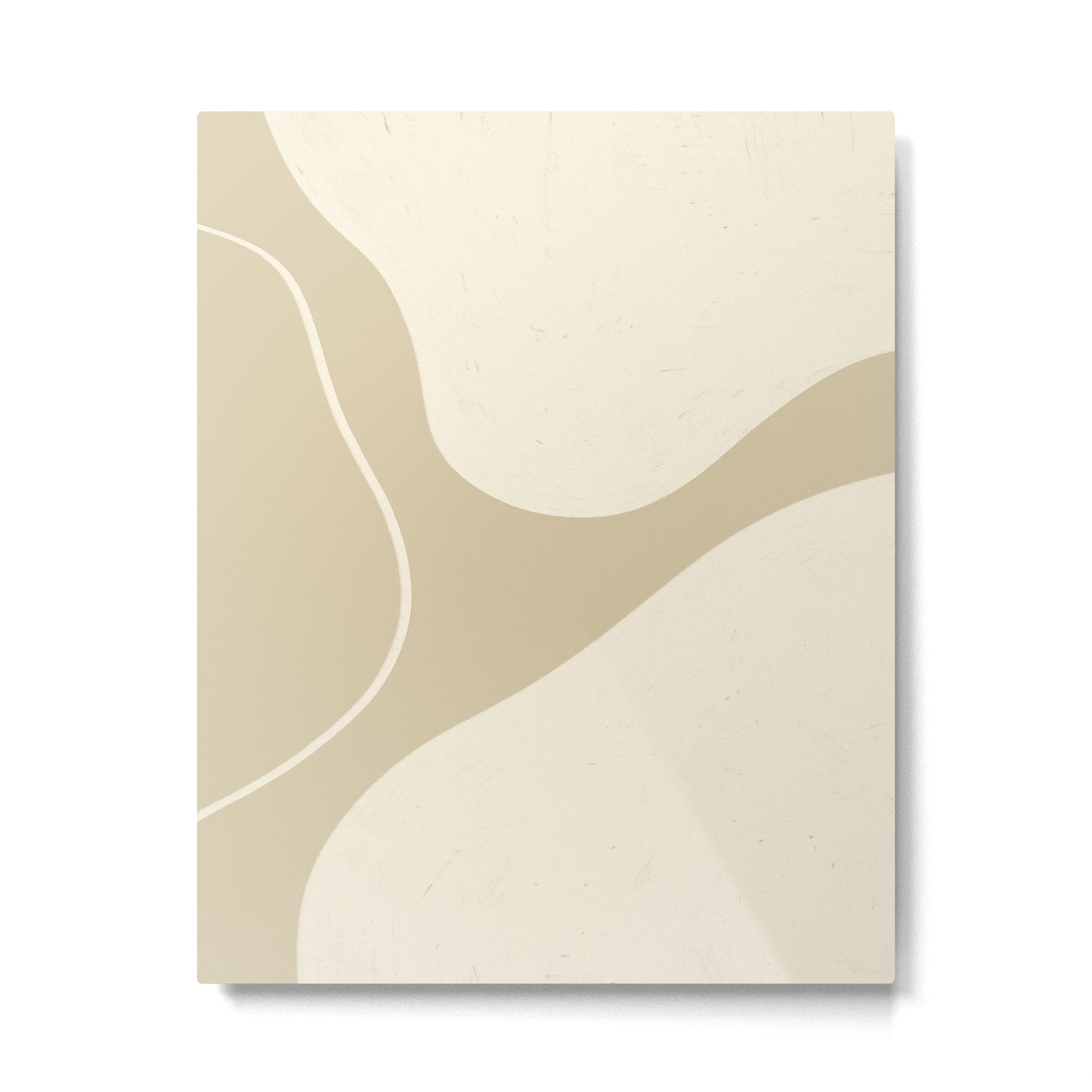 Neutral Shapes #3 Metal Print | TeksDecor
