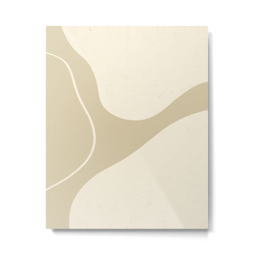 Neutral Shapes #3 Metal Print | TeksDecor