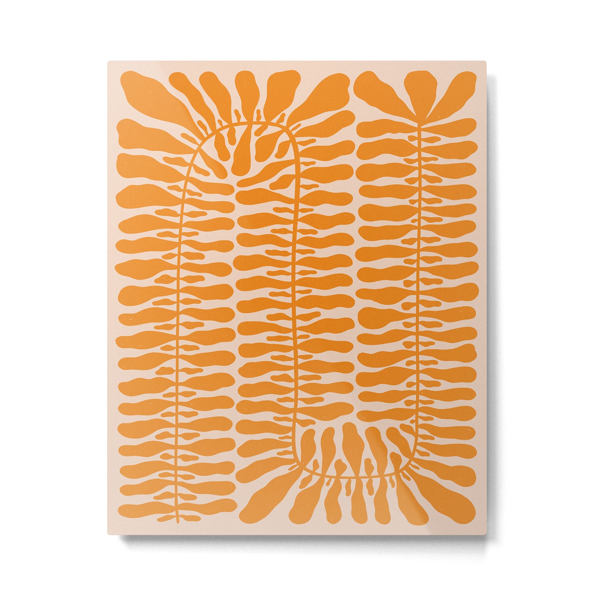 One Hundred-Leaved Plant #10 Metal Print | TeksDecor
