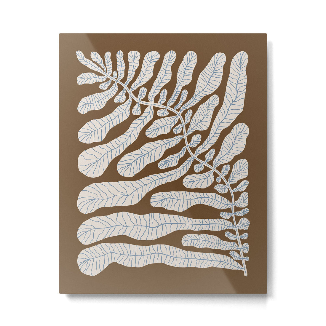 One Hundred-Leaved Plant #15 Metal Print | TeksDecor