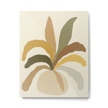 Pastel Plant Metal Print | TeksDecor