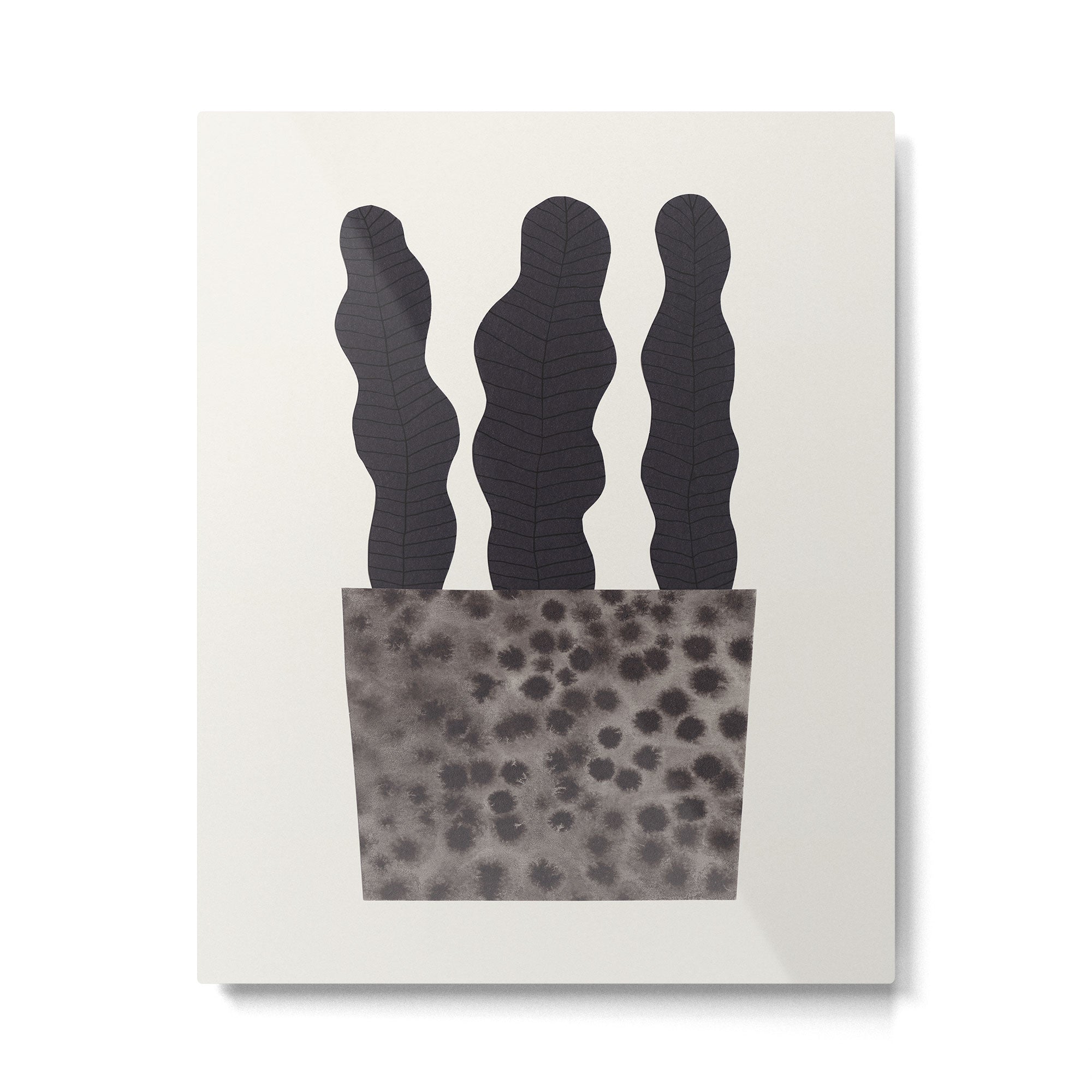 Plant in a pot #2 Metal Print | TeksDecor