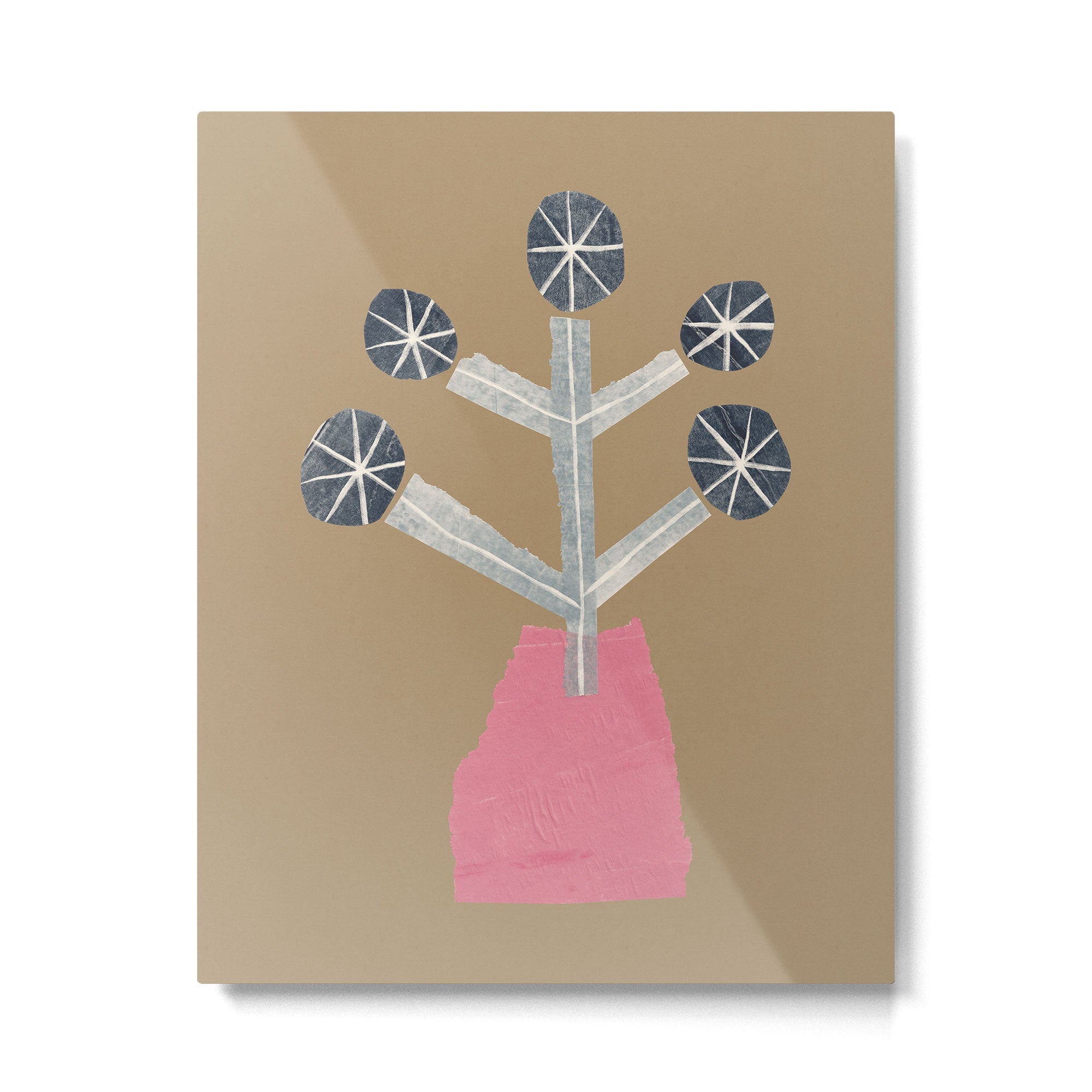 Small Collage: Bouquet Metal Print | TeksDecor