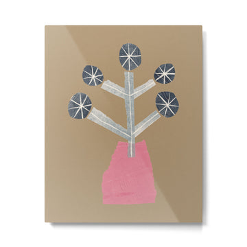 Small Collage: Bouquet Metal Print | TeksDecor