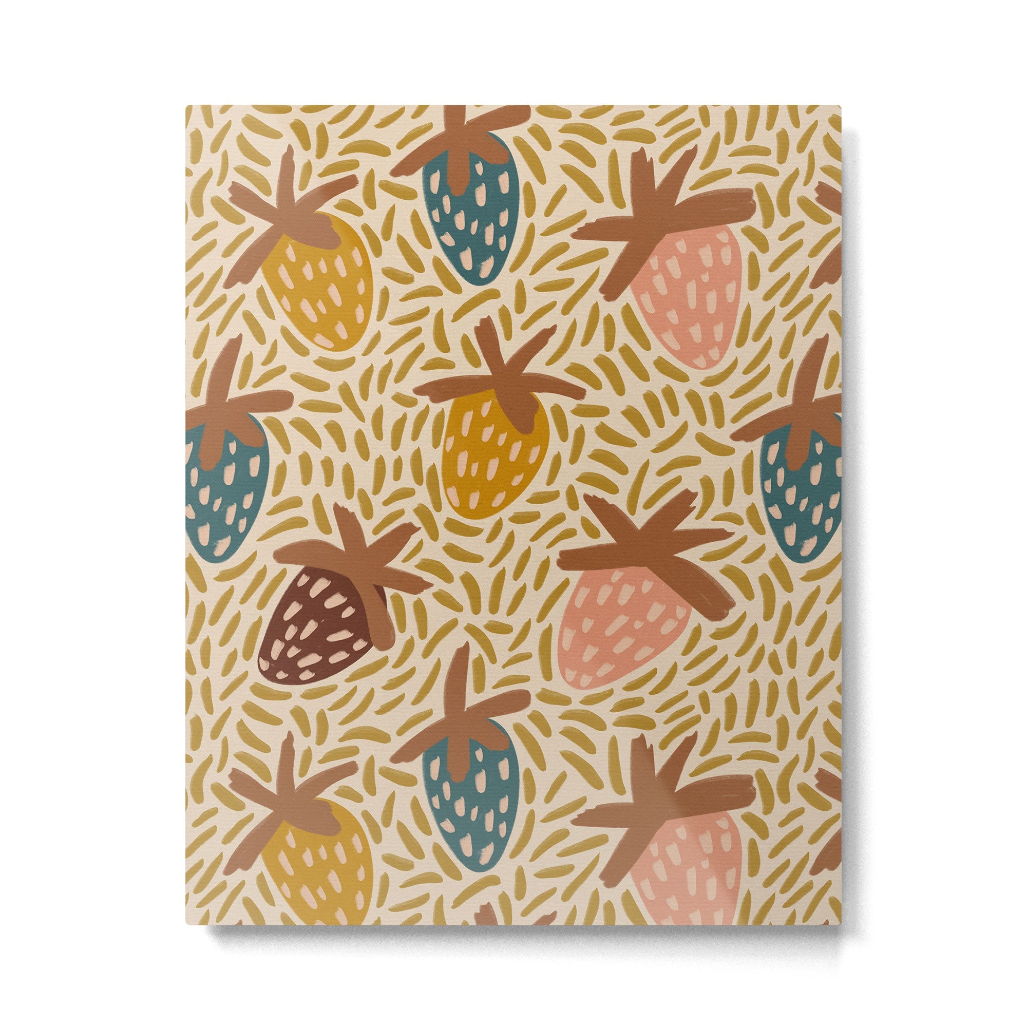 Strawberries Metal Print | TeksDecor