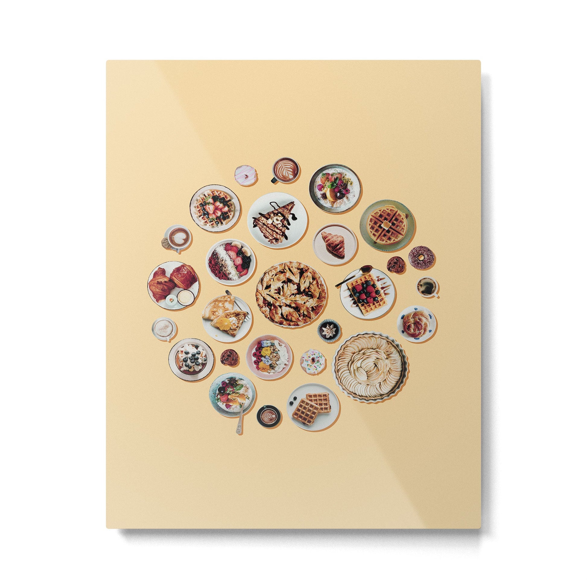 Sweet Breakfast Metal Print | TeksDecor
