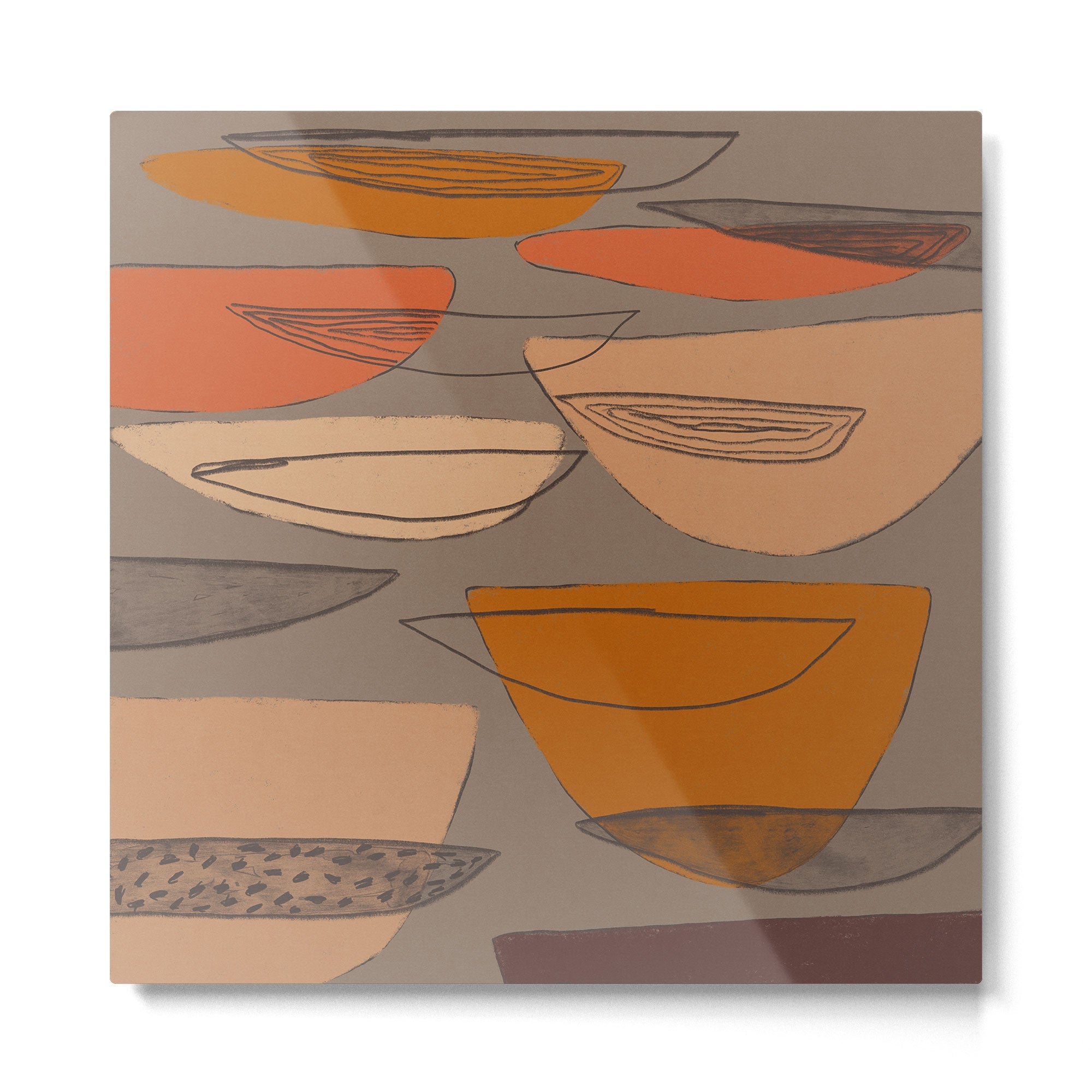 Transparent Shapes #1 Metal Print | TeksDecor