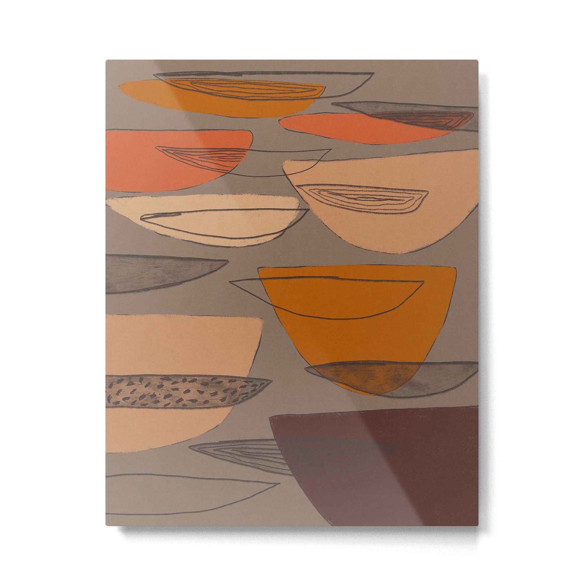 Transparent Shapes #1 Metal Print | TeksDecor