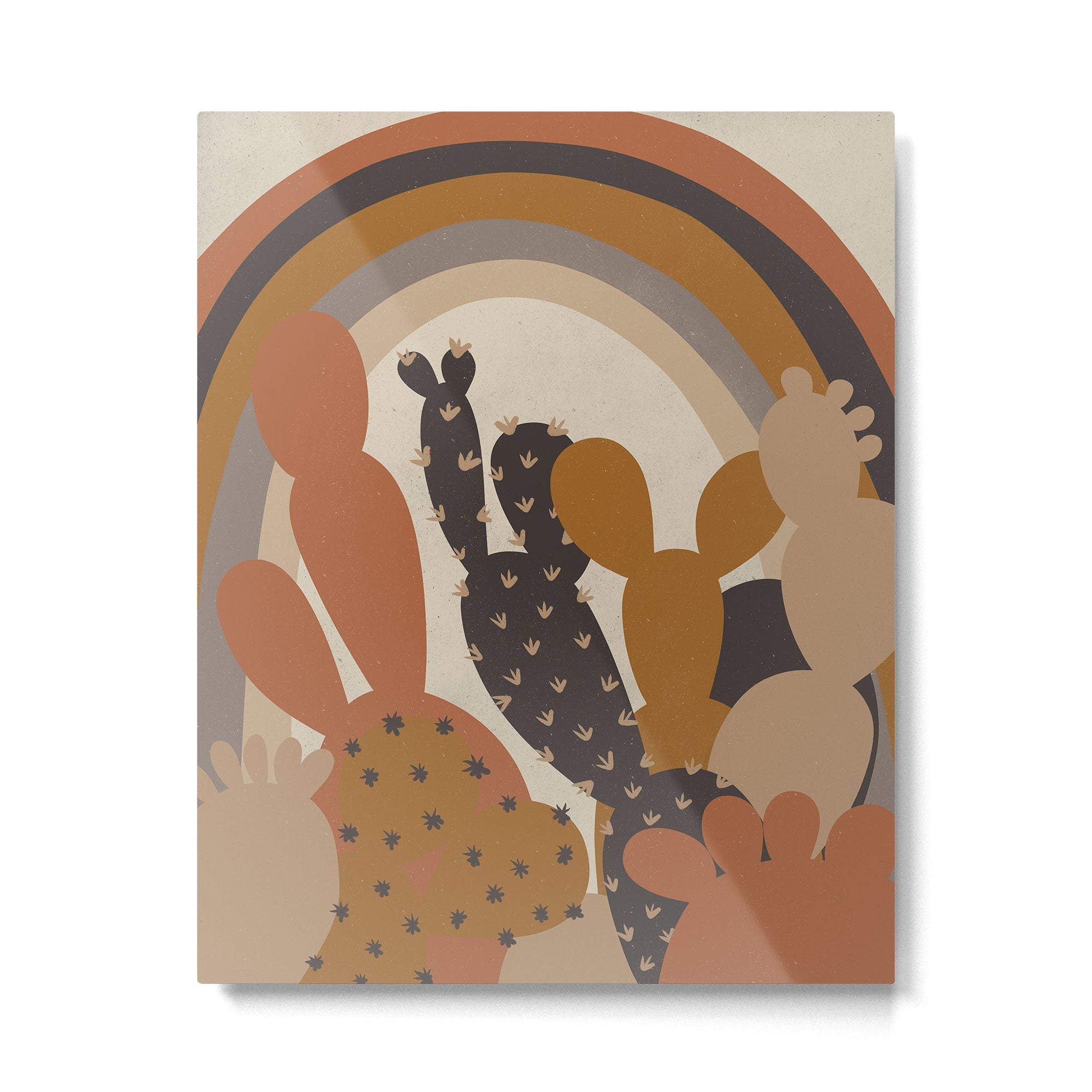 Under the Rainbow Metal Print | TeksDecor