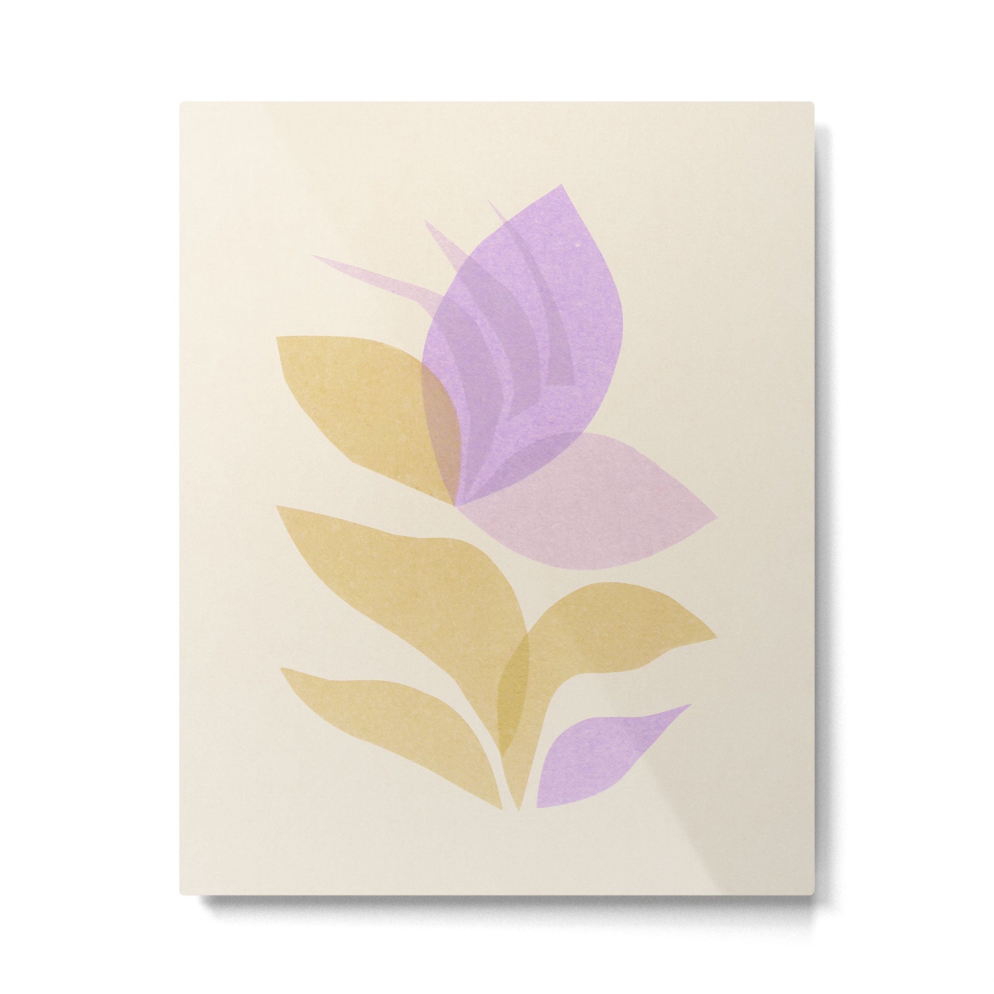 Violet Bloom Metal Print | TeksDecor