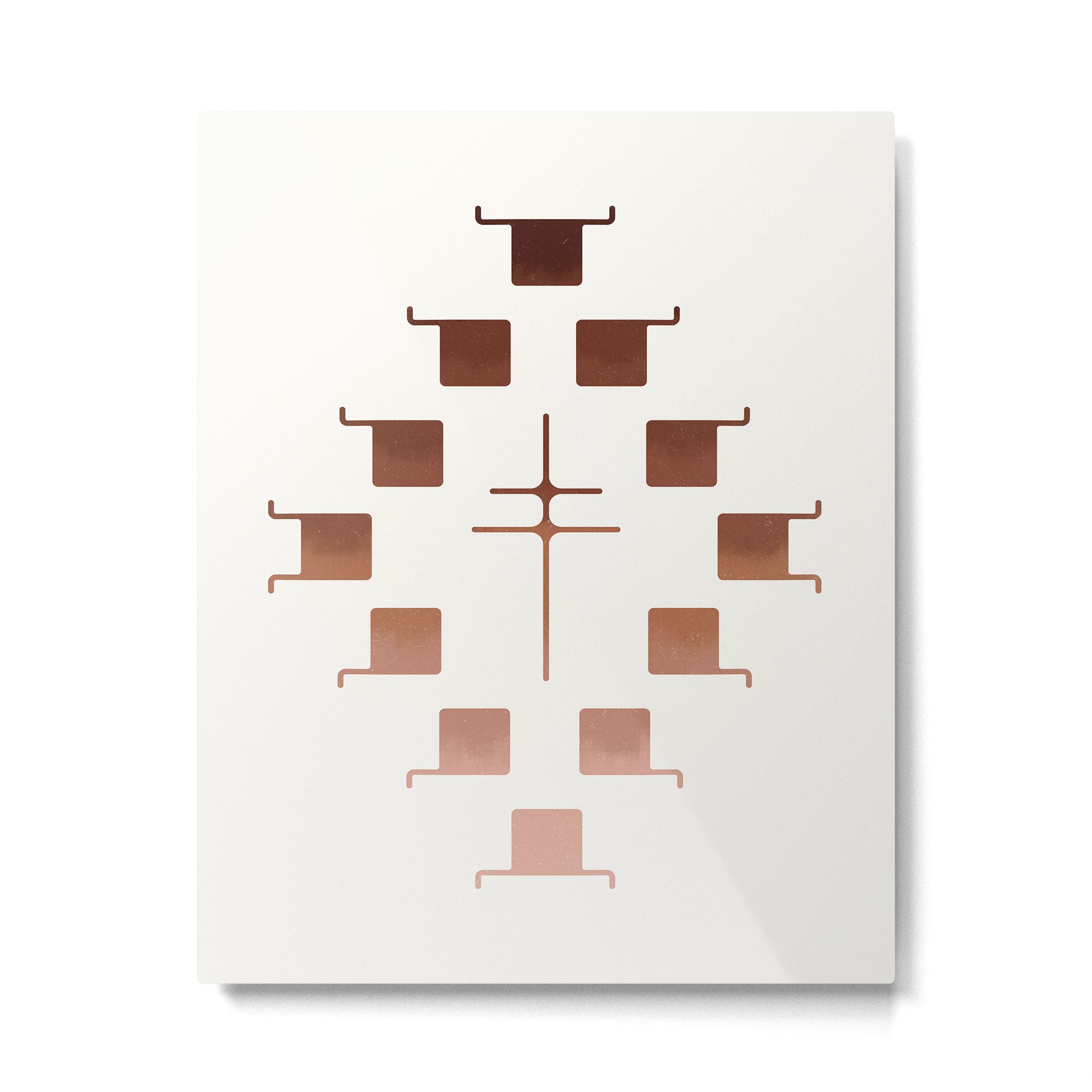 Southwestern Sunset Metal Print | TeksDecor
