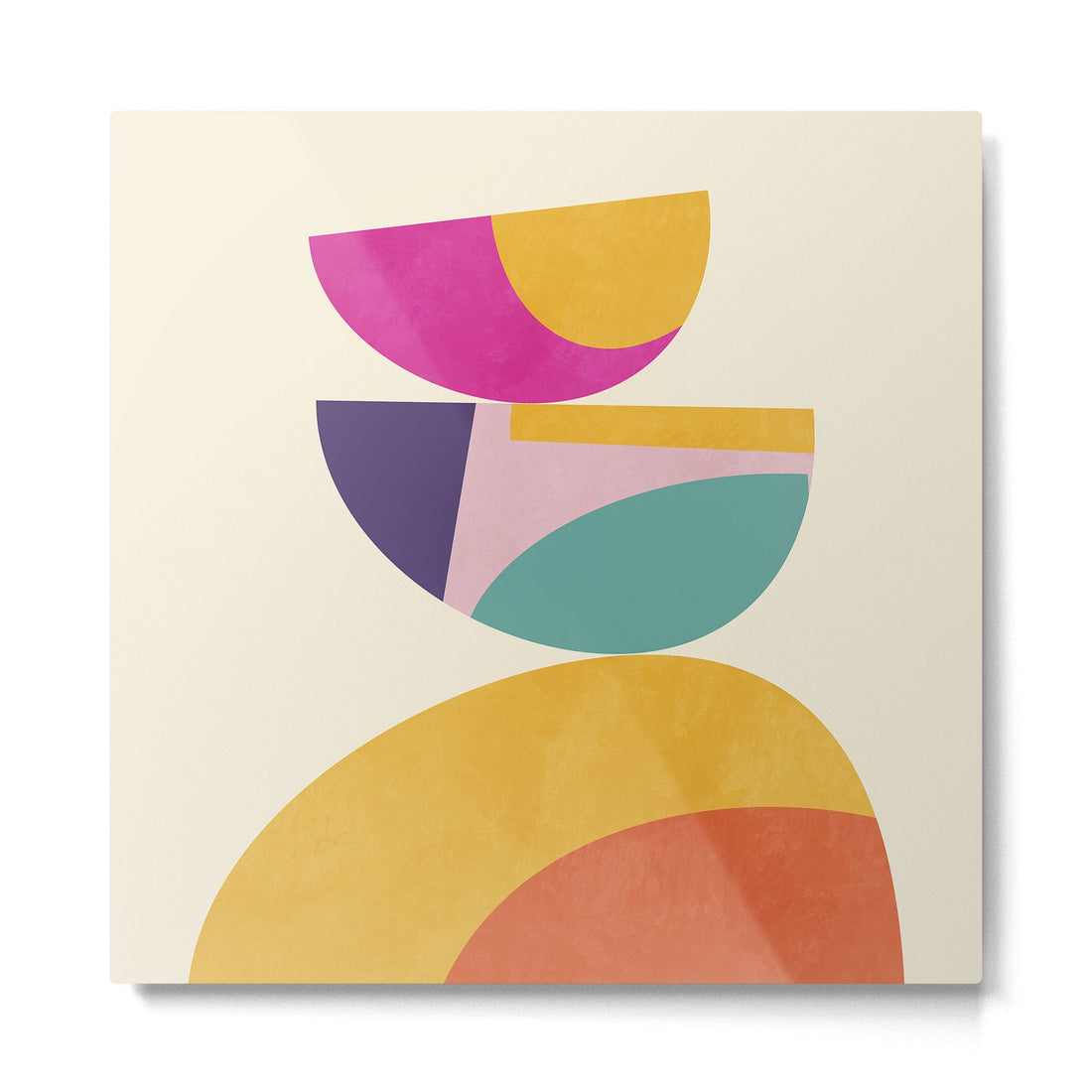 abstract minimal 4 Metal Print | TeksDecor