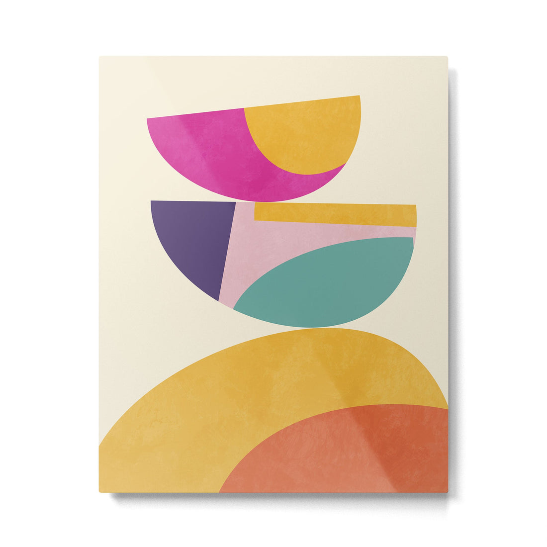abstract minimal 4 Metal Print | TeksDecor