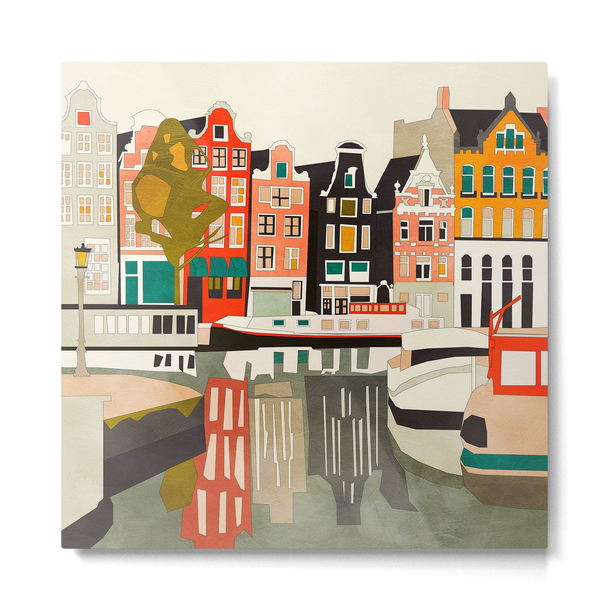 Amsterdam 1 Metal Print | TeksDecor