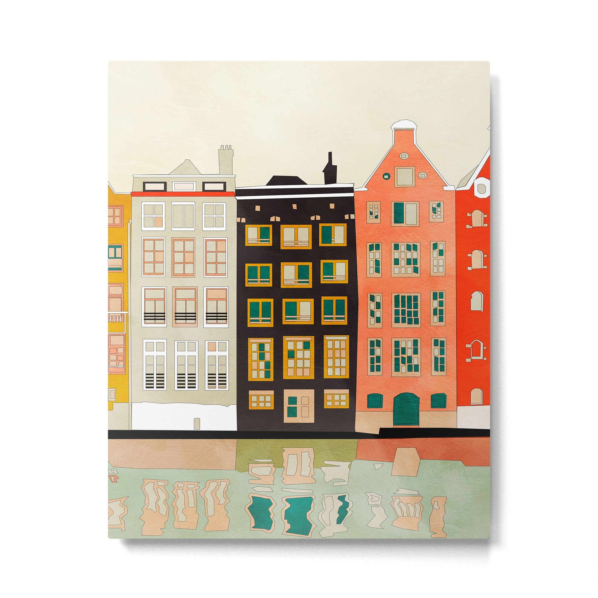 Amsterdam 2 Metal Print | TeksDecor