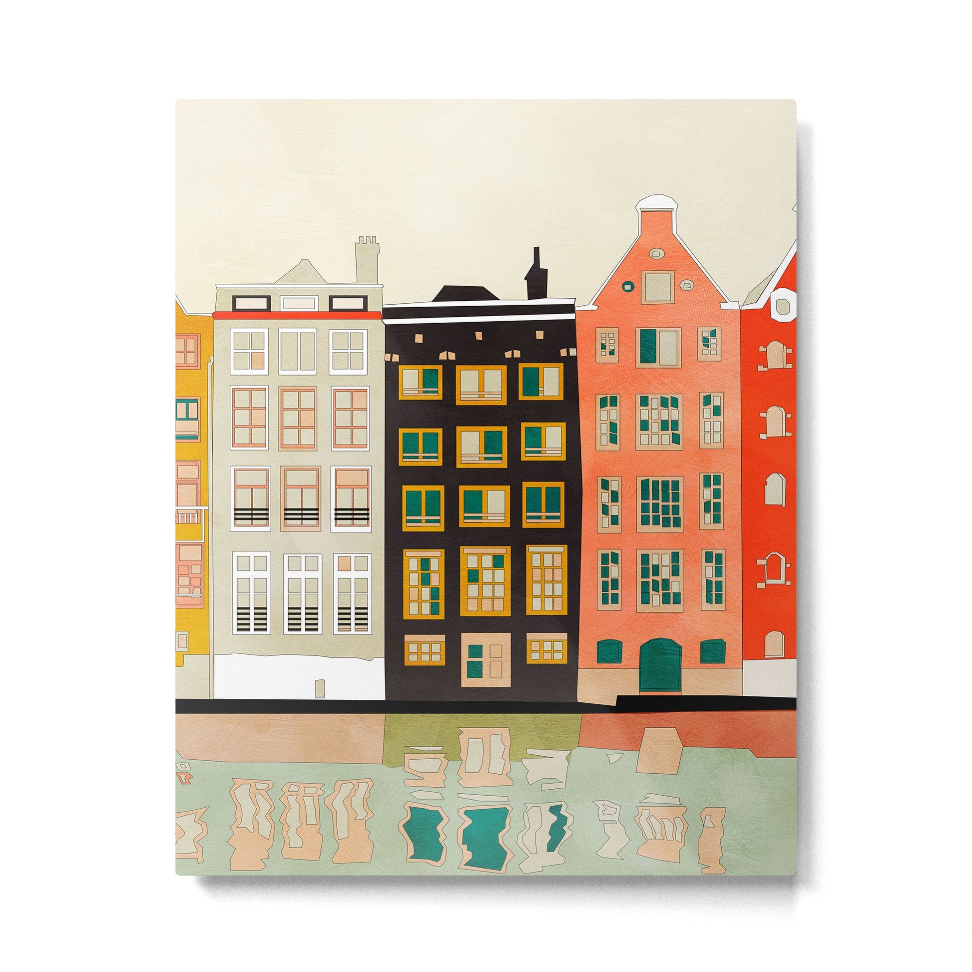 Amsterdam 2 Metal Print | TeksDecor