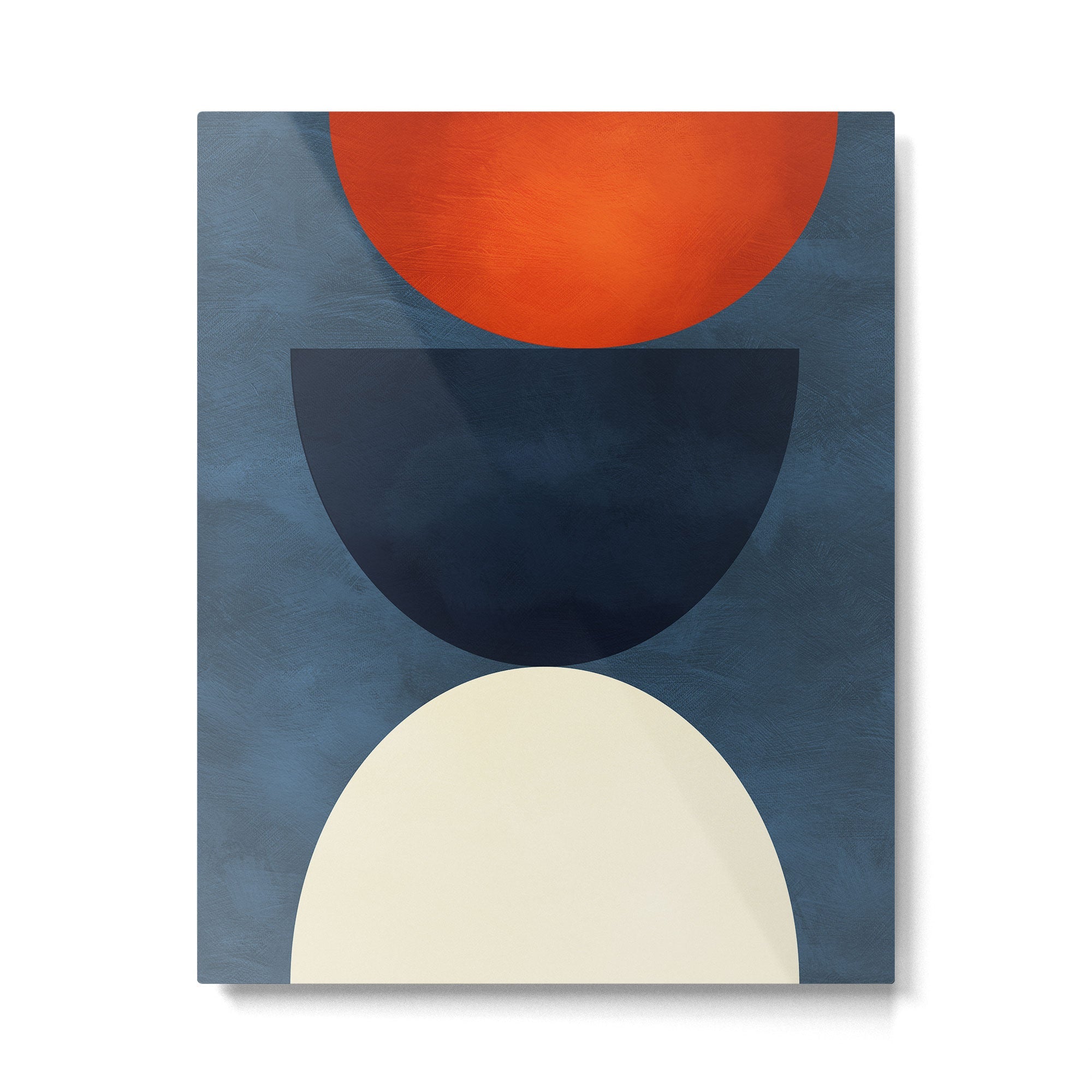 mid century geometric autumn 4 Metal Print | TeksDecor