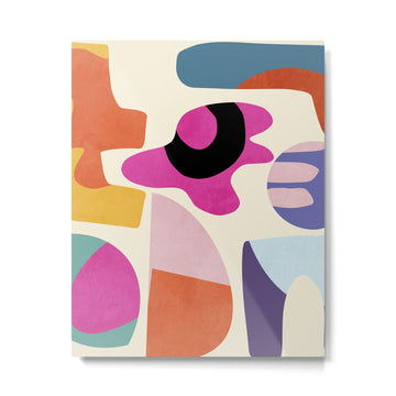 mid century modern abstract 9 Metal Print | TeksDecor