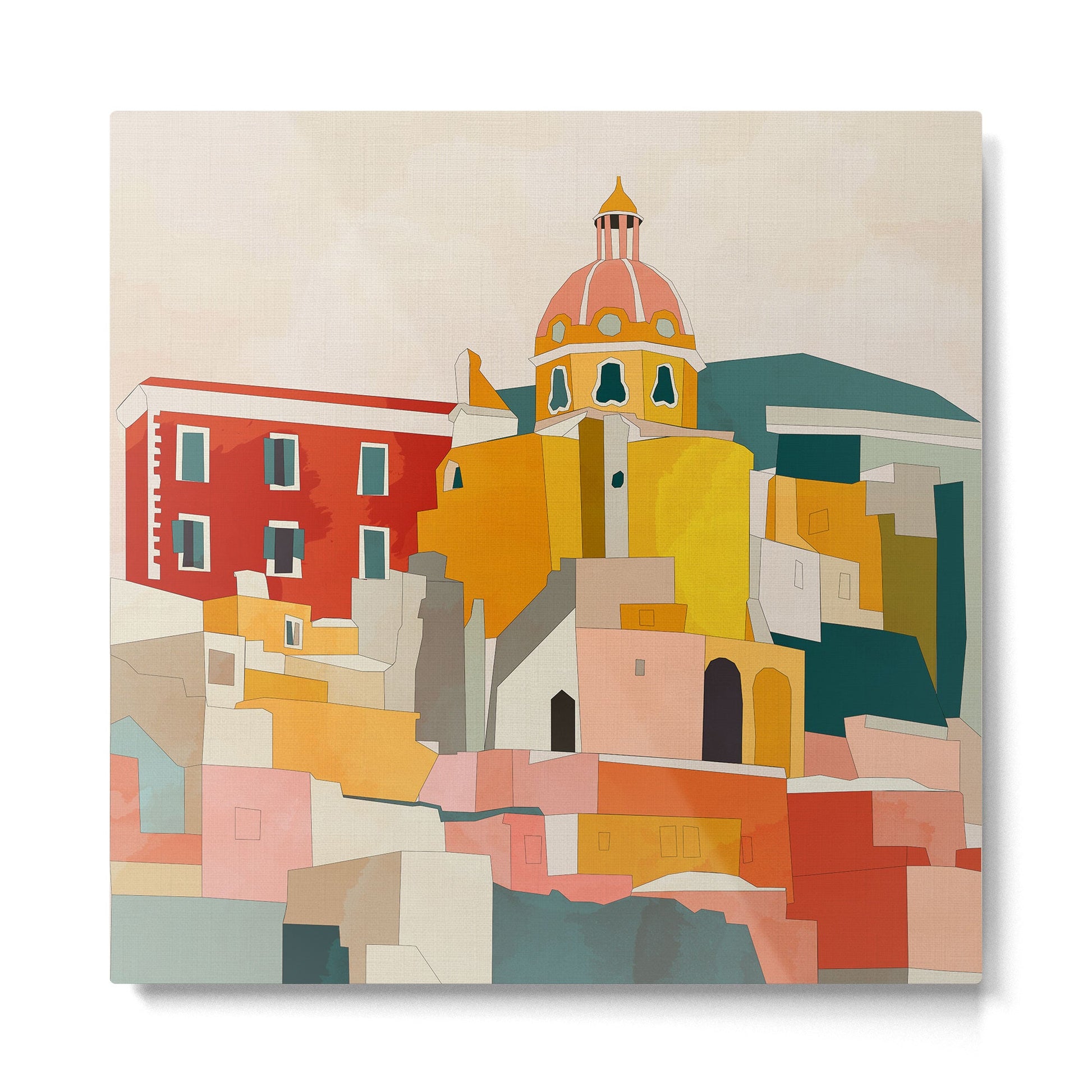 Procida Metal Print | TeksDecor