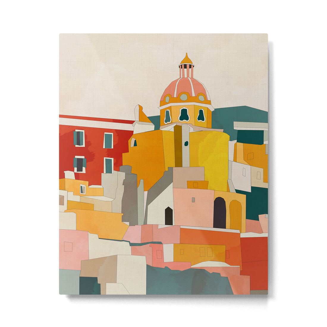 Procida Metal Print | TeksDecor