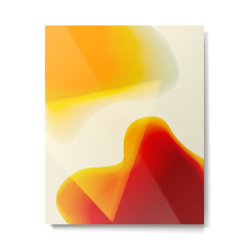 shapes 70s 2 Metal Print | TeksDecor