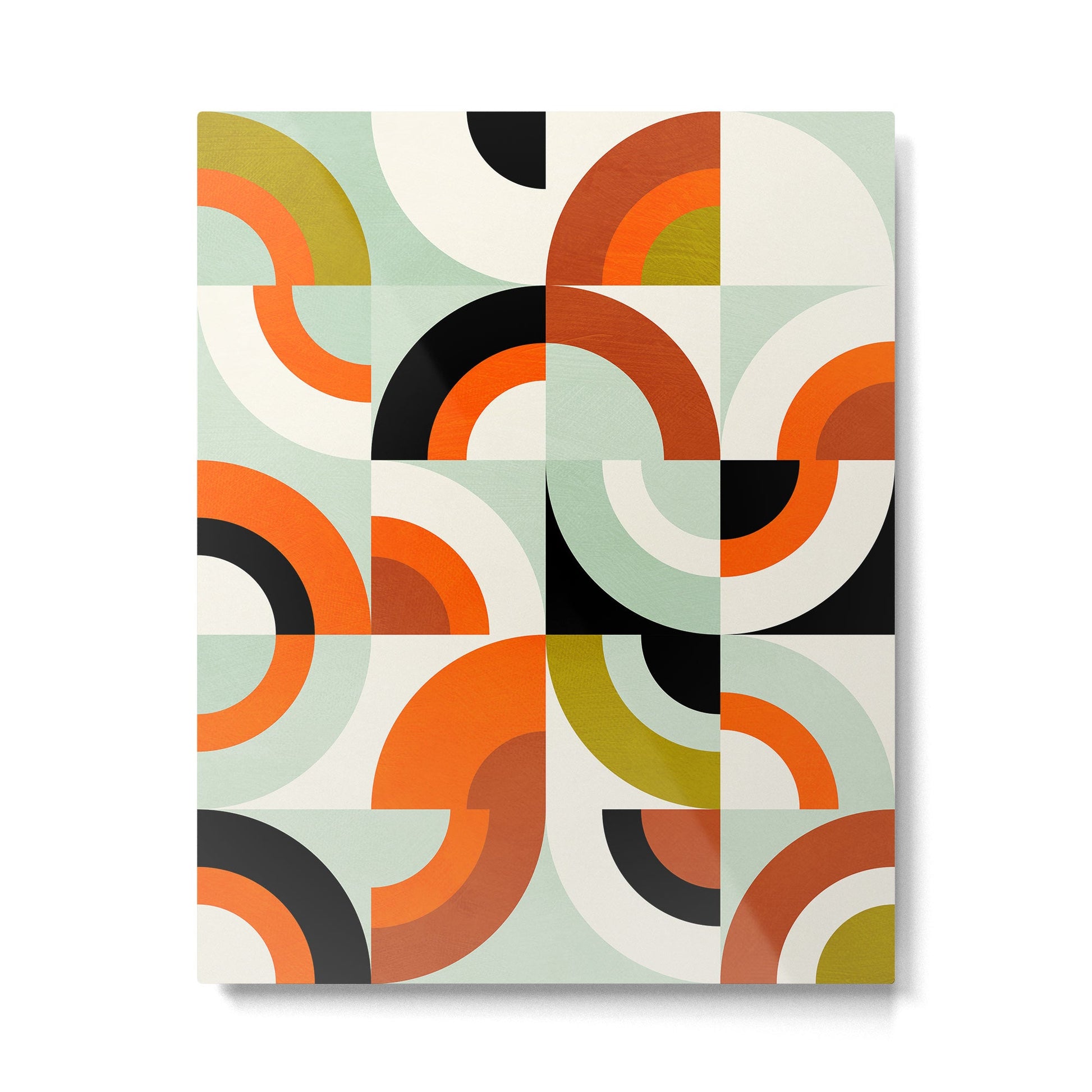 think big 6 mid century modern Metal Print | TeksDecor