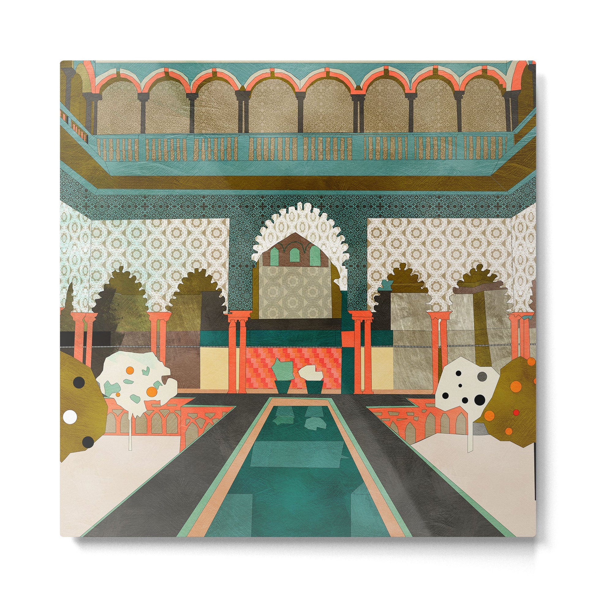 Travel South Europe Spain Metal Print | TeksDecor