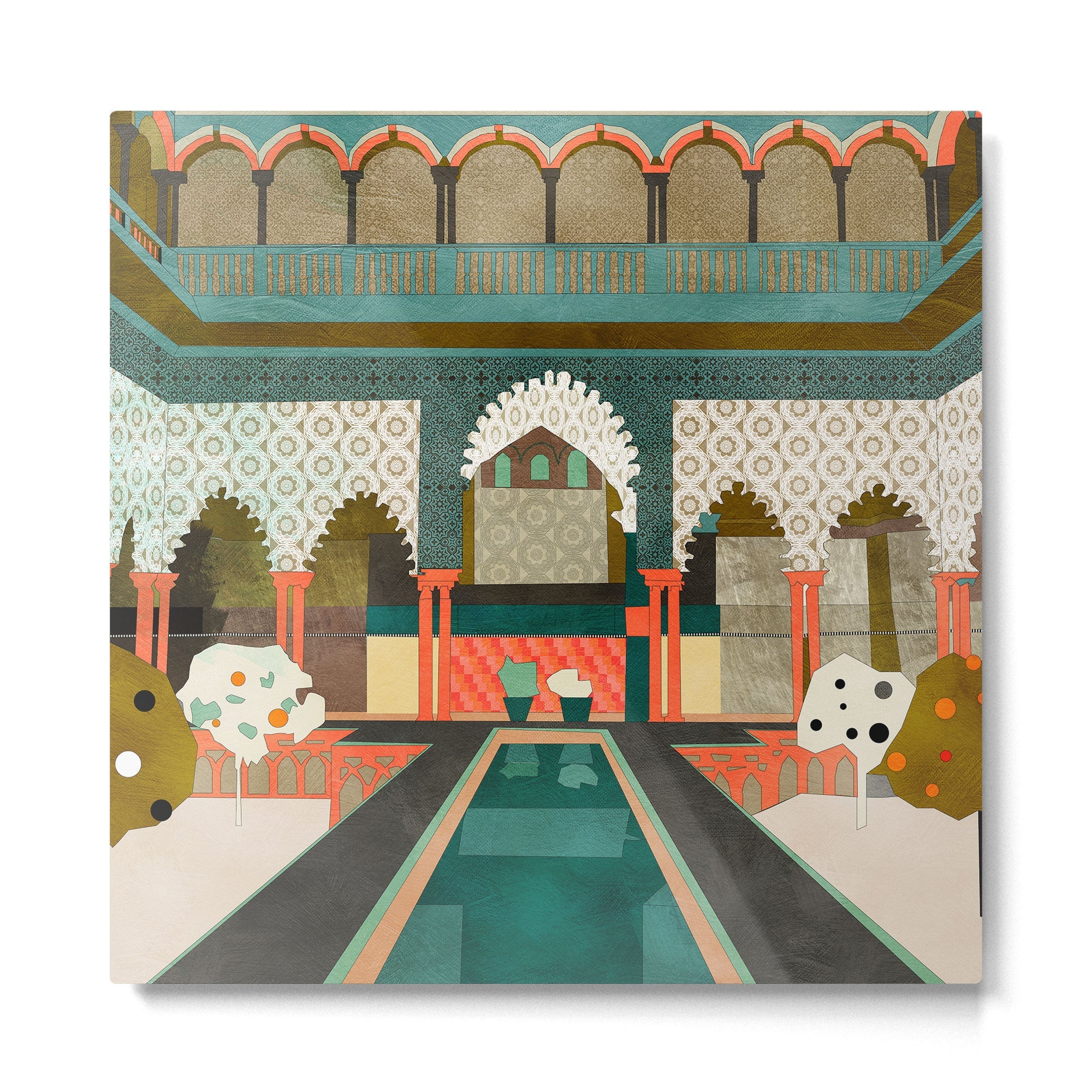 Travel South Europe Spain Metal Print | TeksDecor