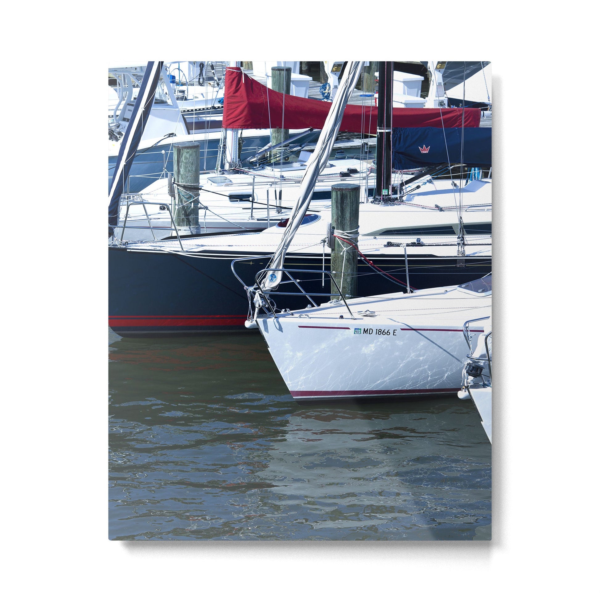 Annapolis Harbor X Nautical Art Metal Print | TeksDecor