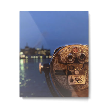 Fell's Point at Night Baltimore Maryland Metal Print | TeksDecor