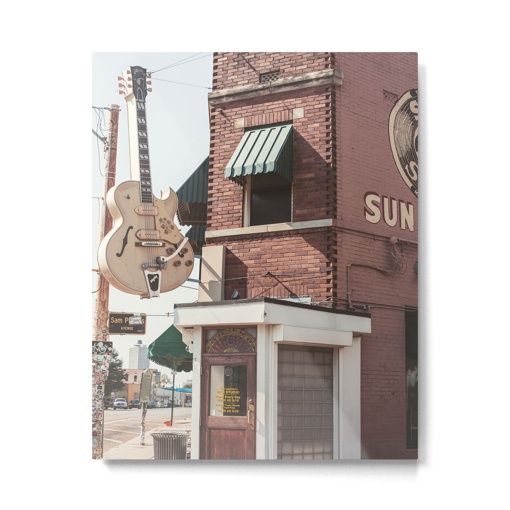 Sun Studio Memphis Tennessee Metal Print | TeksDecor