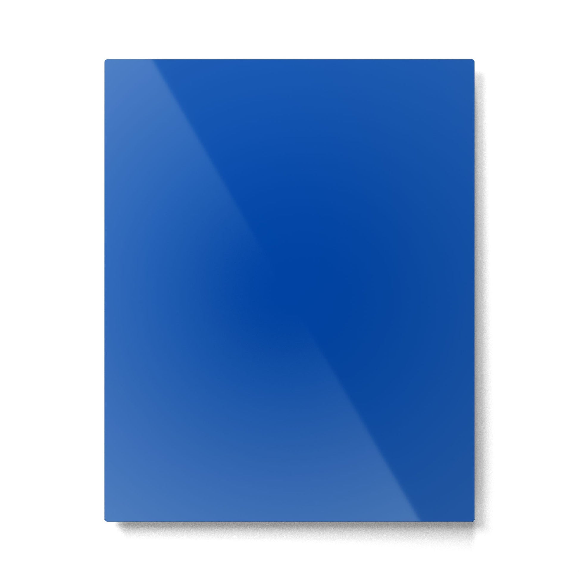 Cobalt Blue Solid Color Metal Print | TeksDecor