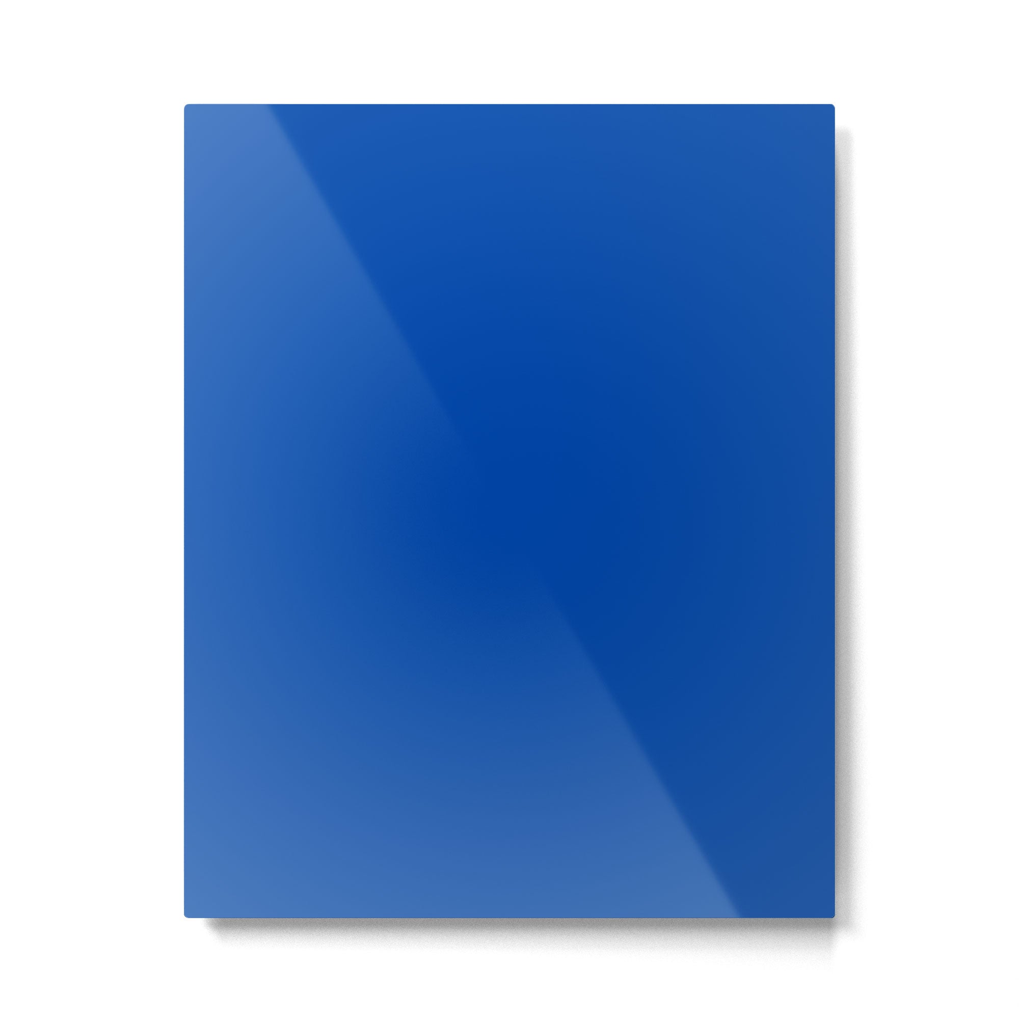 Cobalt Blue Solid Color Metal Print | TeksDecor